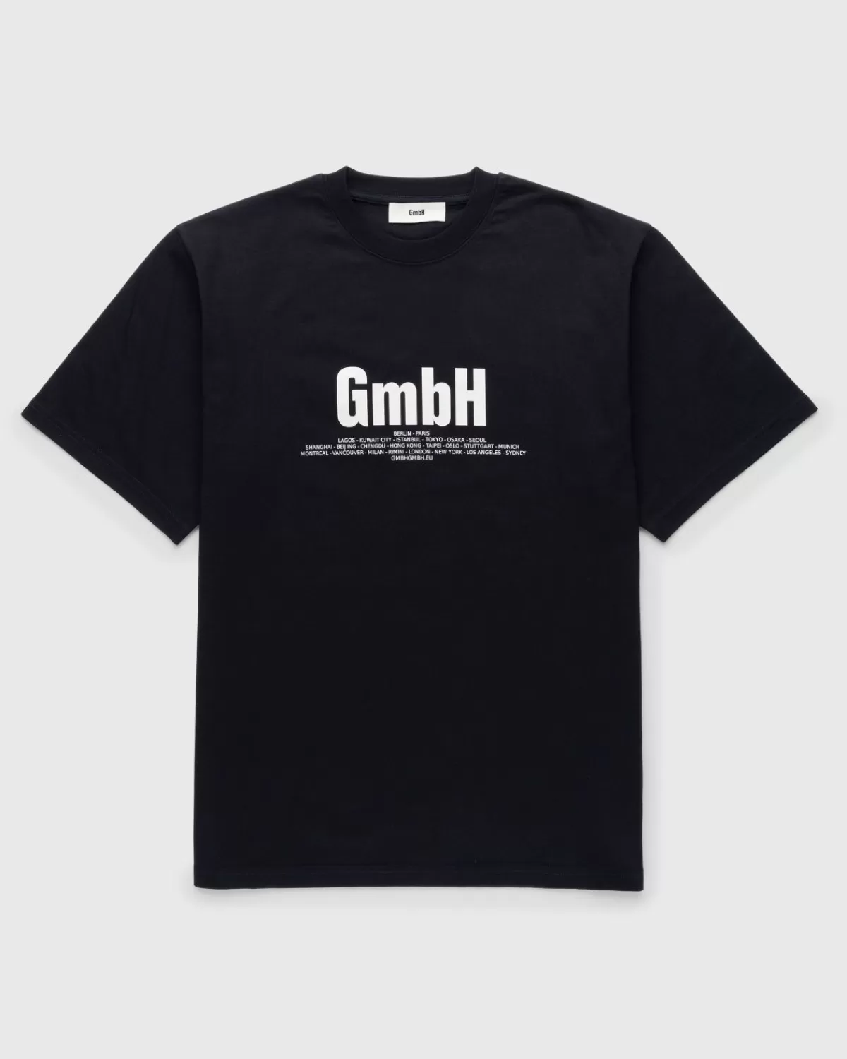 GmbH Birk T-Shirt Met Logoprint Zwart Flash Sale