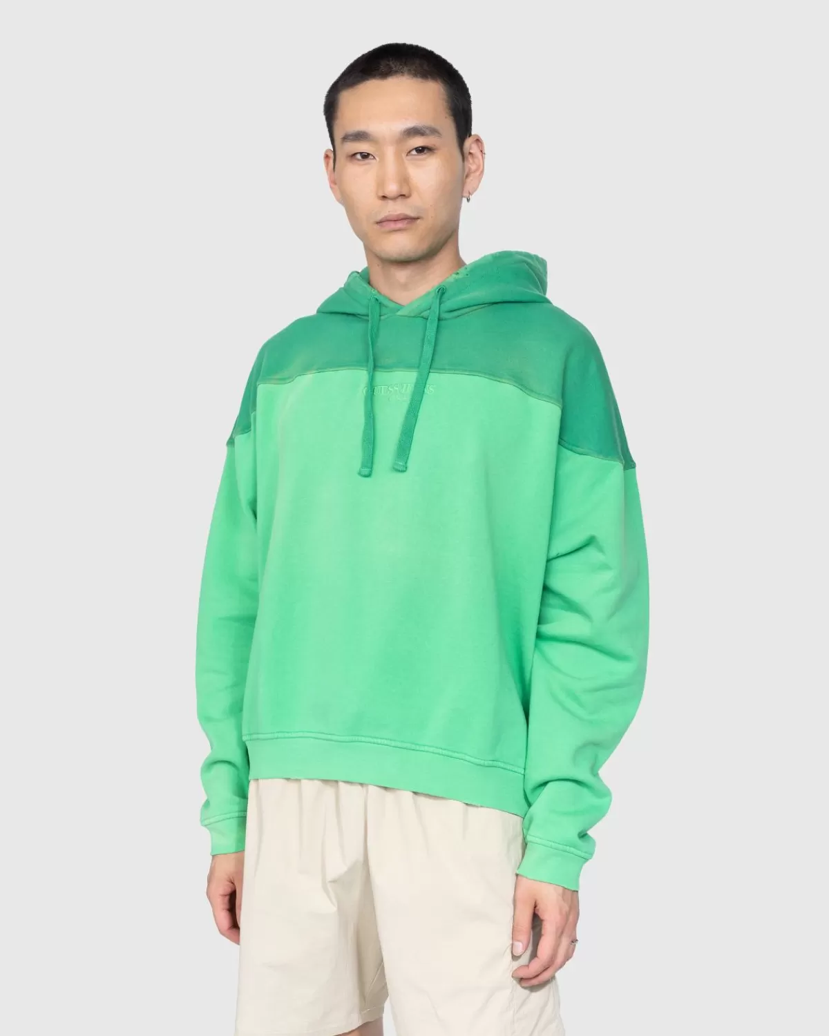 Guess USA - Tweekleurige Hoodie Honeydew Cheap