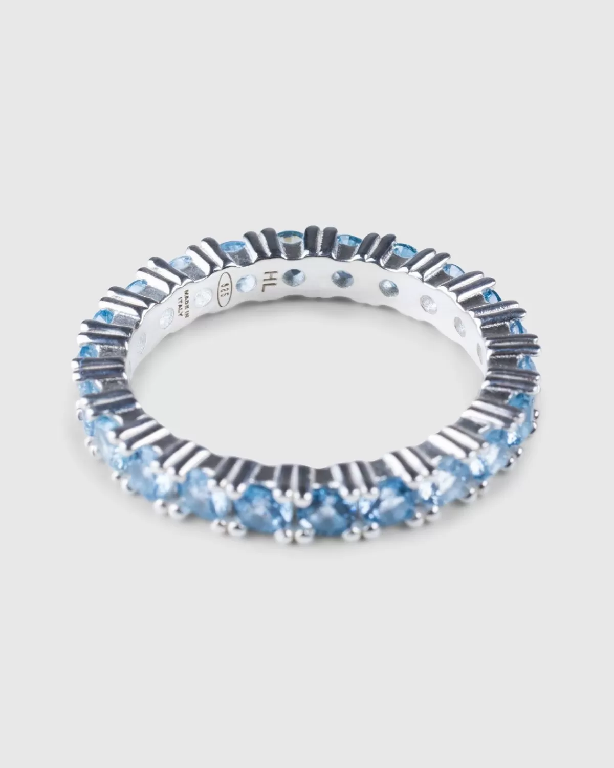 Hatton Labs Eternity Ring Zilver/Aqua Best Sale