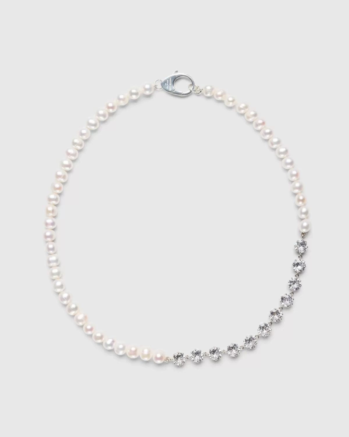 Hatton Labs Pearl Tennisketting Zilver/Wit Flash Sale