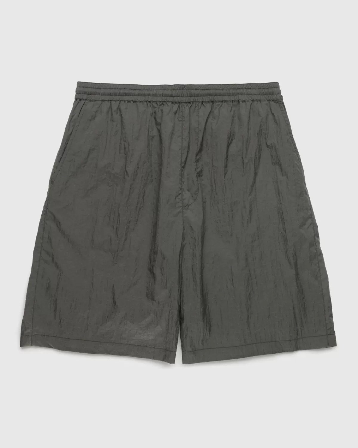 Korte Broek^Highsnobiety - Textuur Nylon Halflange Elastische Short Grijs