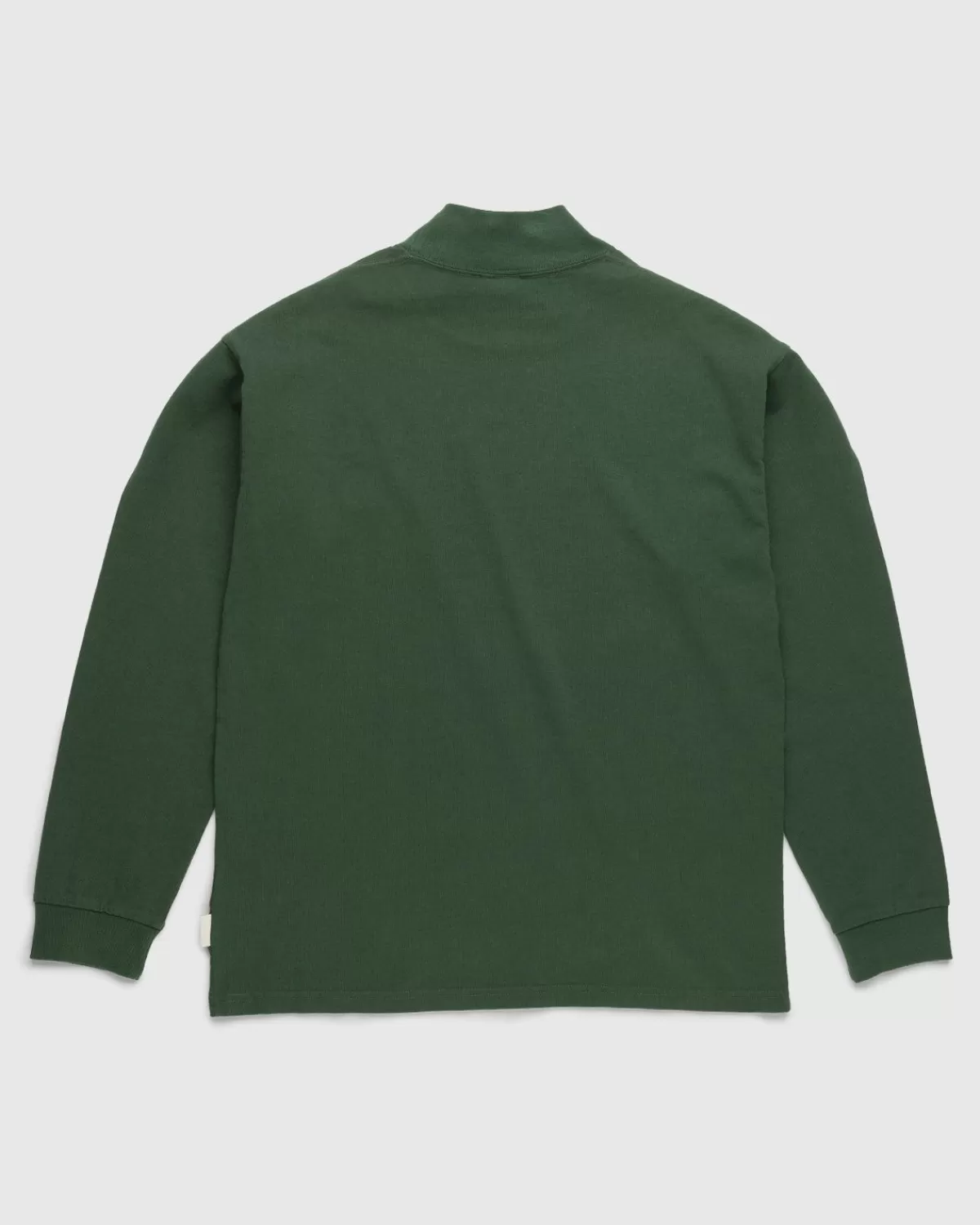 Highsnobiety - Zwaar Logo Staples Mock Neck Campus Groen Sale