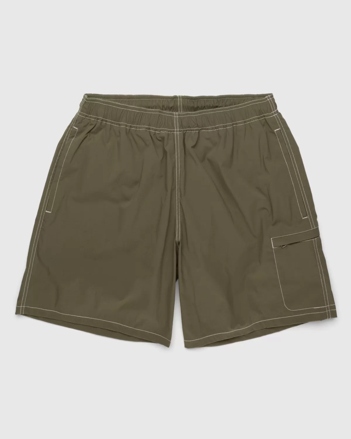 Korte Broek^Highsnobiety Cargoshorts Aan De Zijkant Kaki