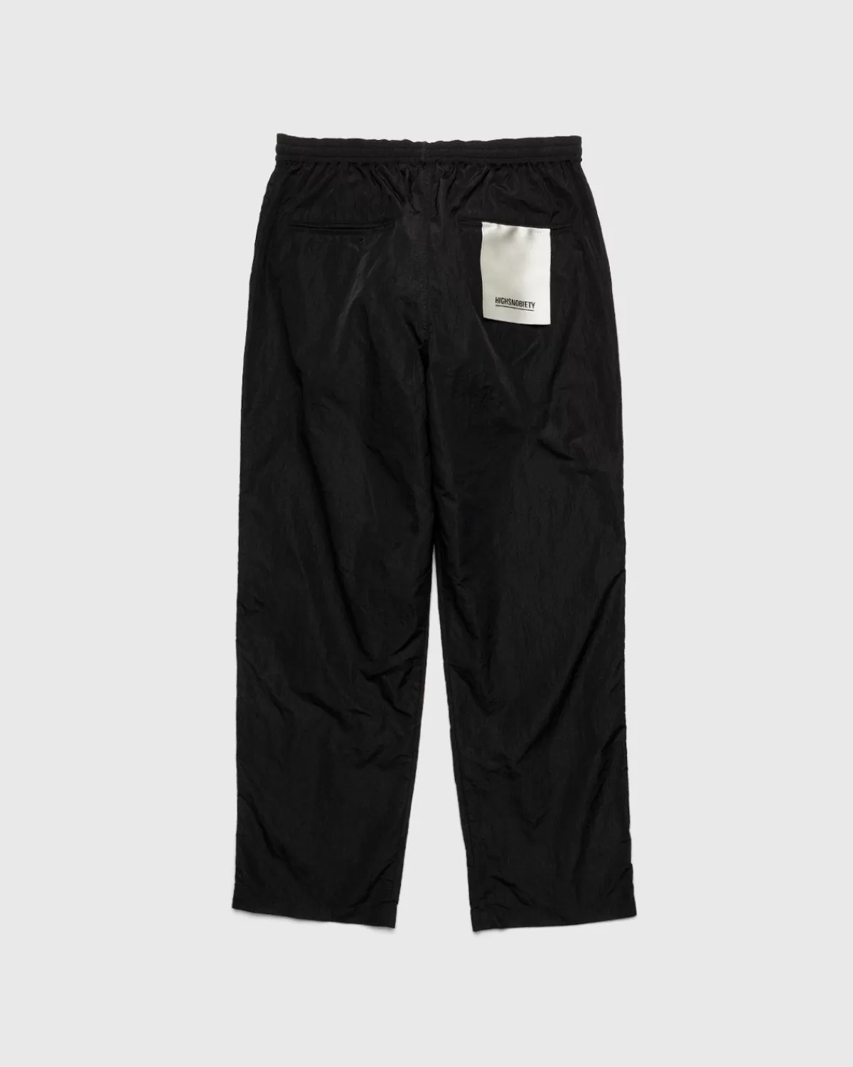 Broek^Highsnobiety Crepe Nylon Elastische Broek Zwart