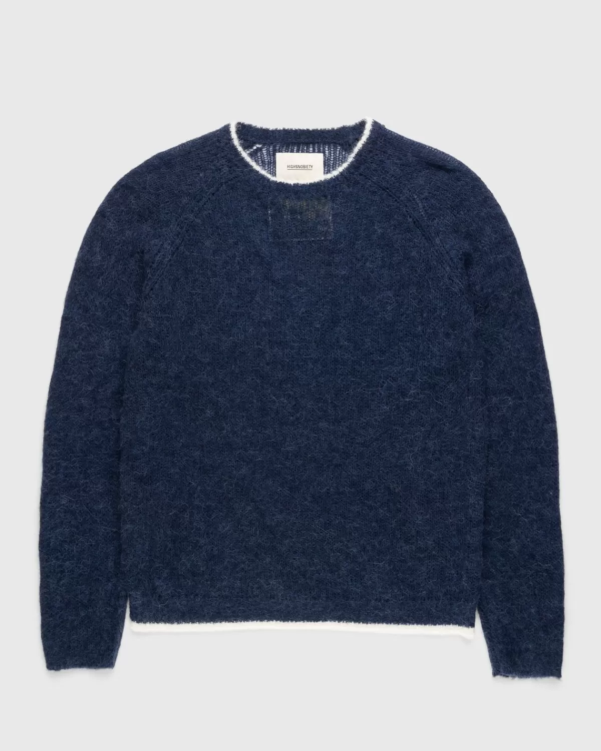 Gebreide Kleding^Highsnobiety Crew Sweater Marine/Ivoor