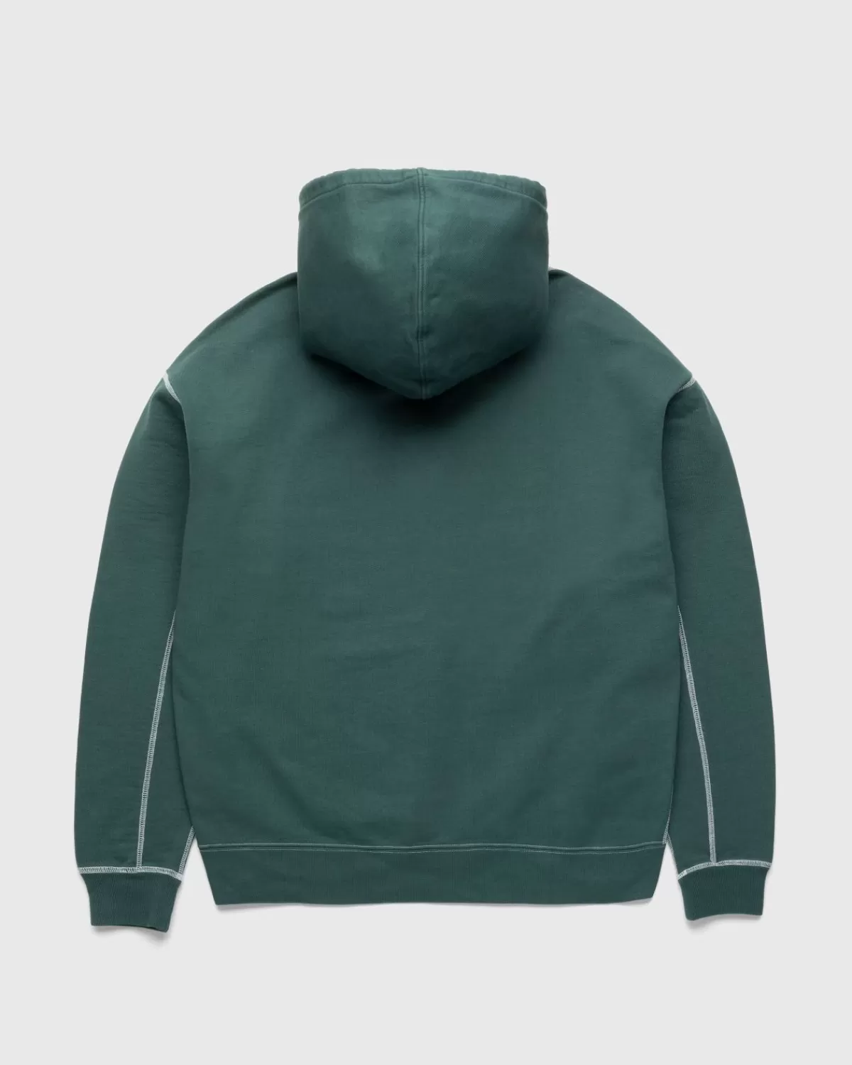 Highsnobiety Garment Dyed Hoodie Groen Outlet