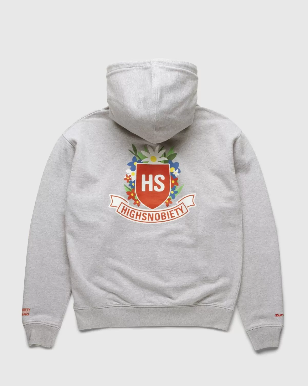 Highsnobiety Gatezero Crest-Hoodie Grijs New