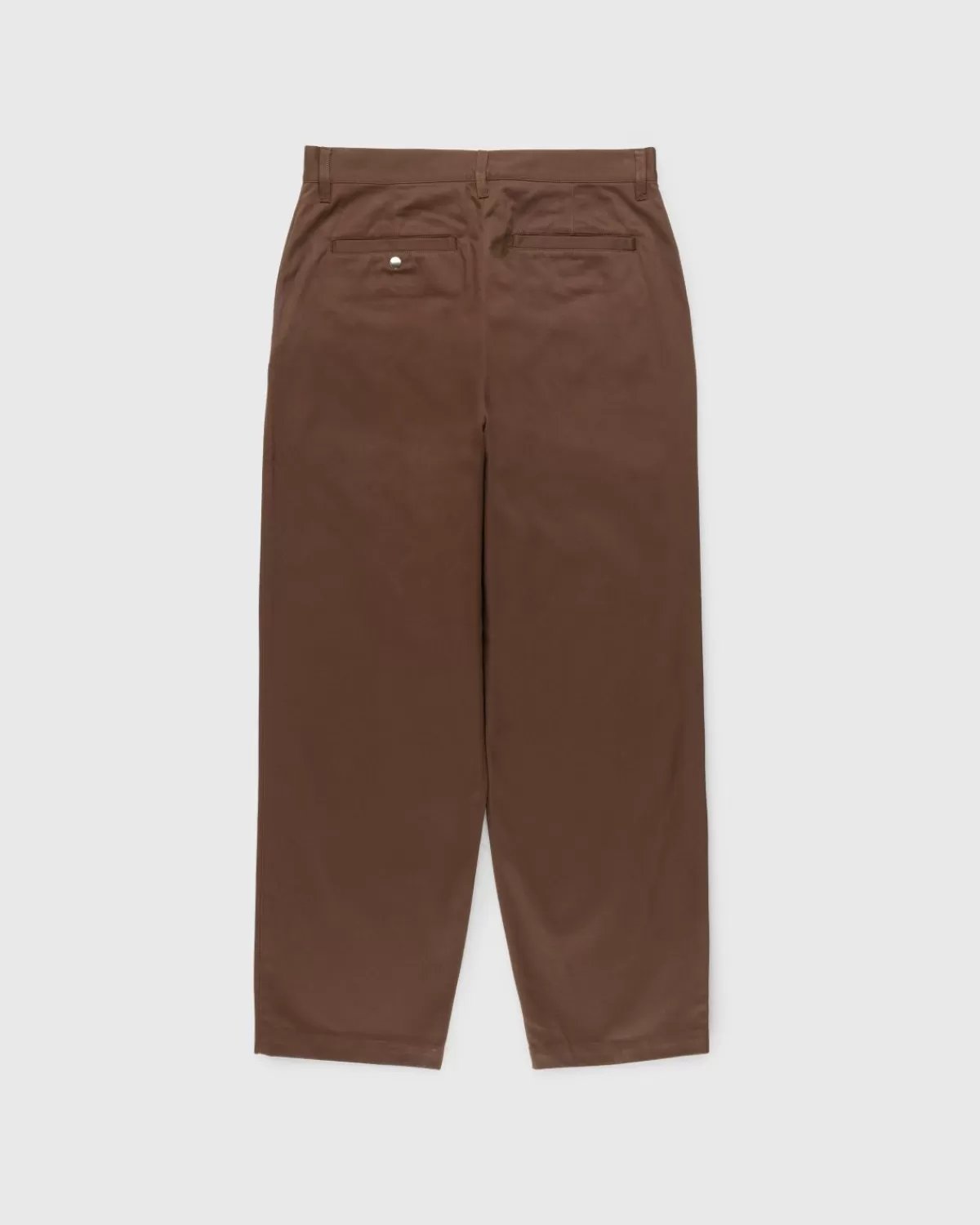 Broek^Highsnobiety HS05 Baggy Broek Van Omgekeerde Keperstof Bruin