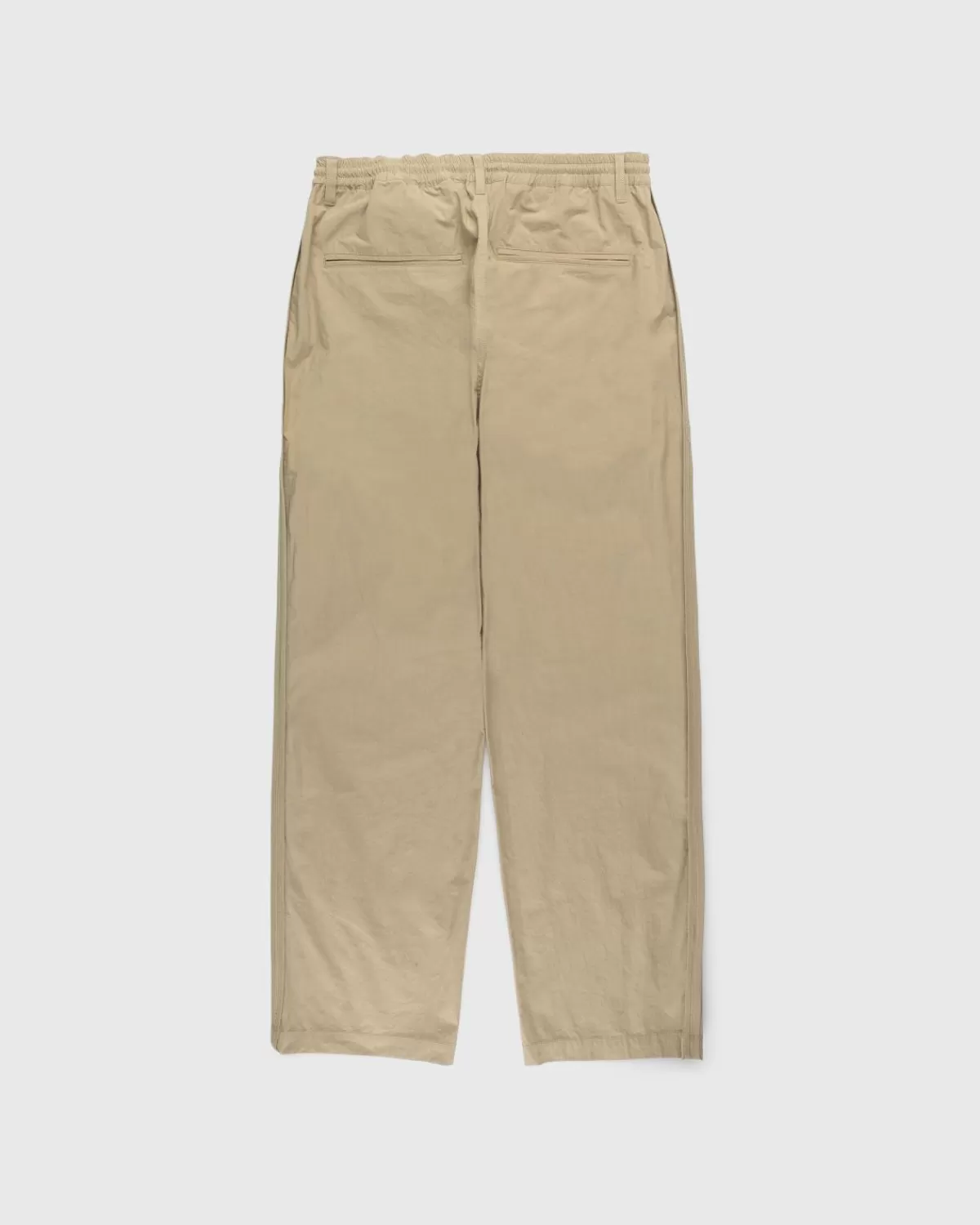 Broek^Highsnobiety HS05 Elastische Broek Met Omgekeerde Bies Beige