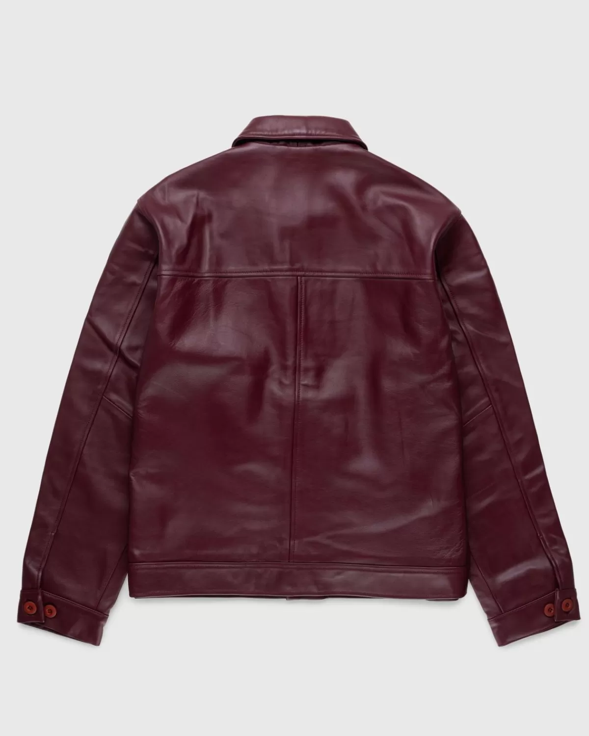 Bovenkleding^Highsnobiety HS05 Leren Jas Bordeaux