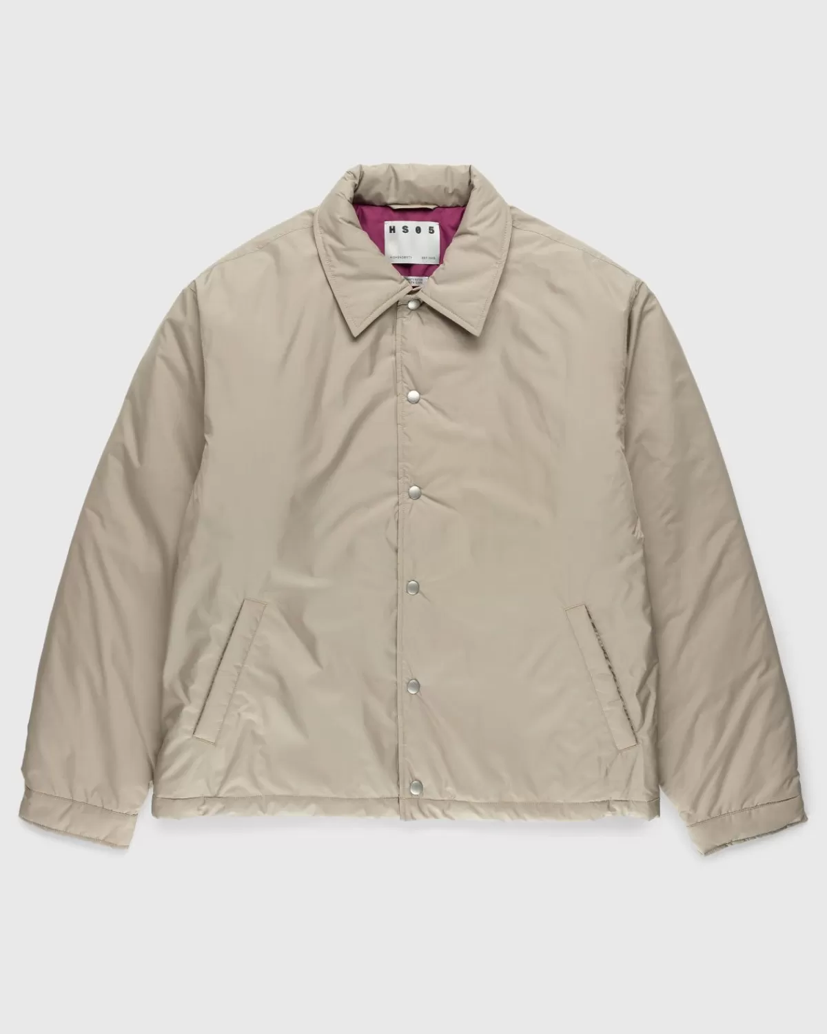 Bovenkleding^Highsnobiety HS05 Licht Geisoleerd Eco-Poly Jack Beige