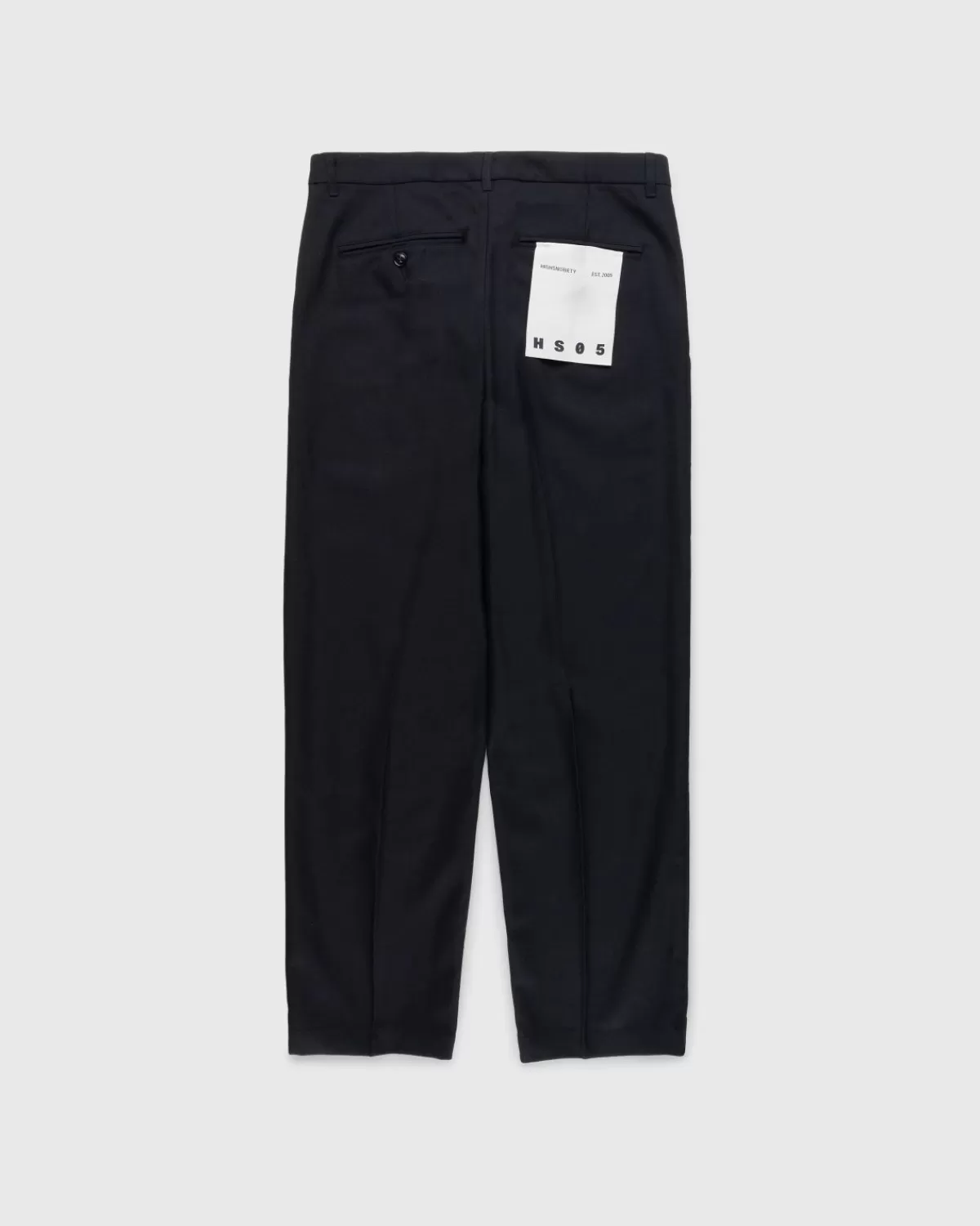 Broek^Highsnobiety HS05 Wollen Nette Broek Zwart