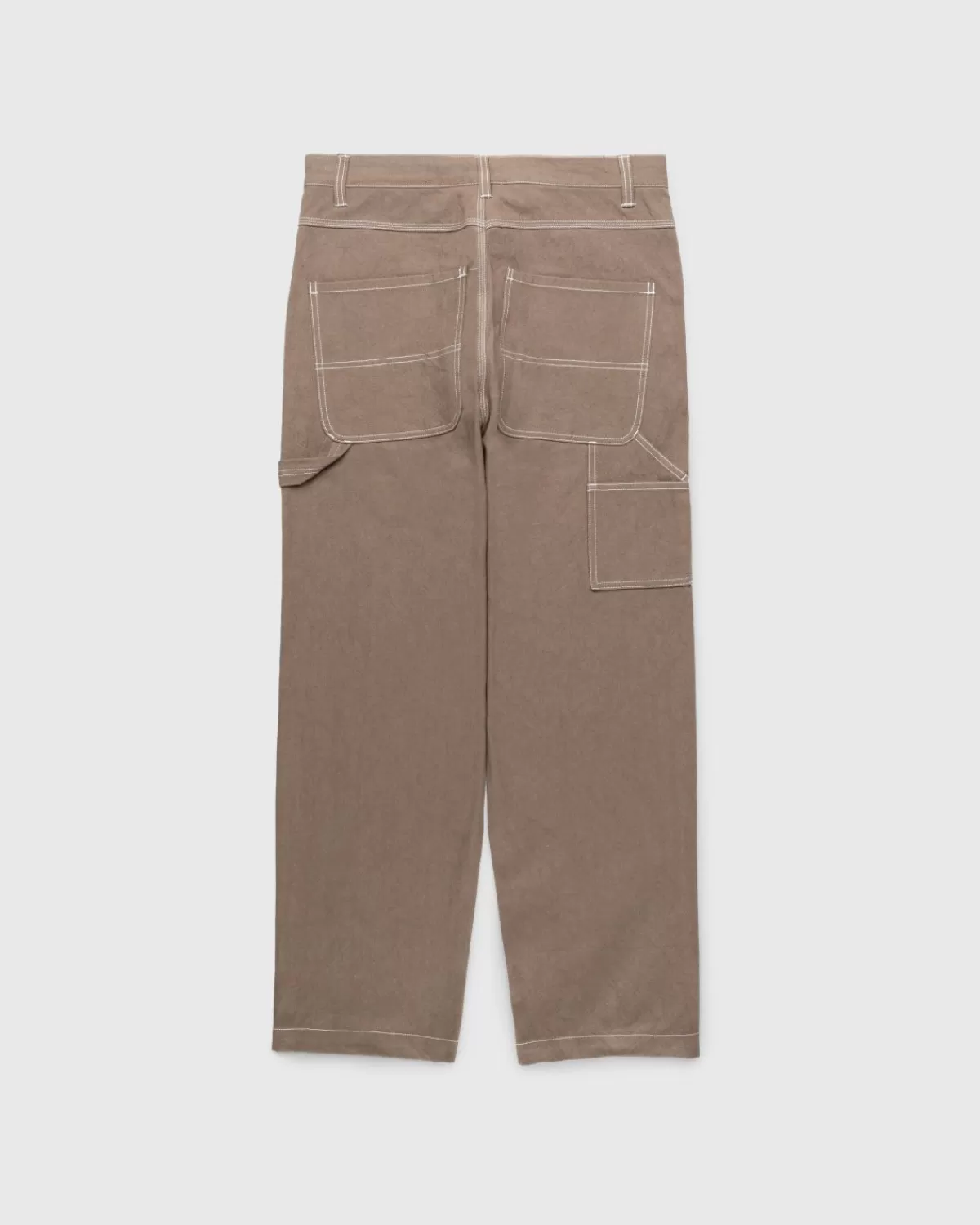 Broek^Highsnobiety HS05 Zongedroogde Canvas Timmermansbroek Bruin