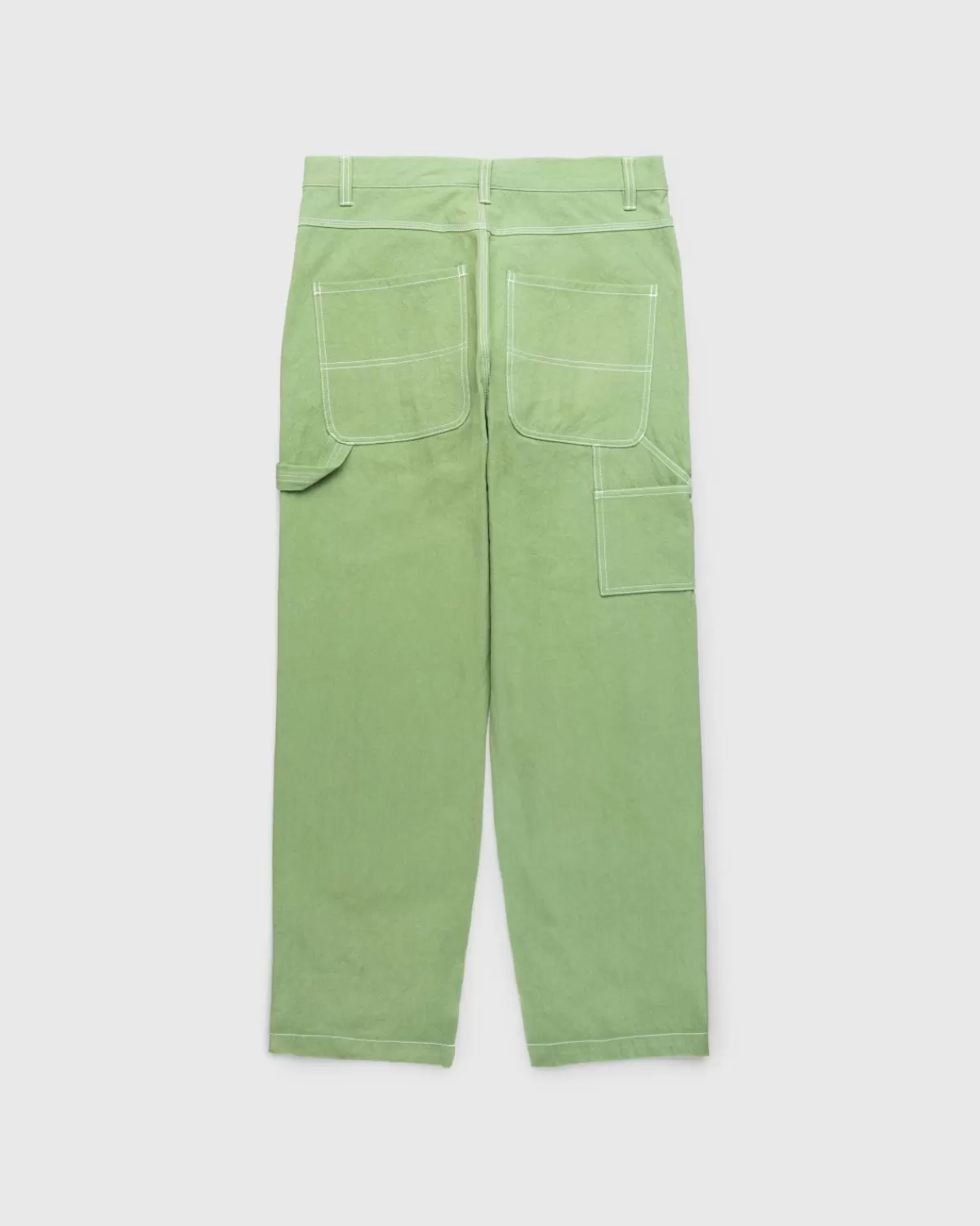 Broek^Highsnobiety HS05 Zongedroogde Canvas Timmermansbroek Groen