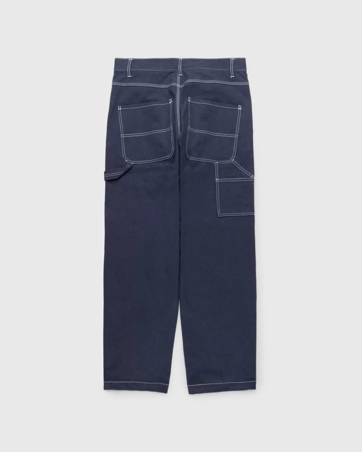 Broek^Highsnobiety HS05 Zongedroogde Canvas Timmermansbroek Marineblauw