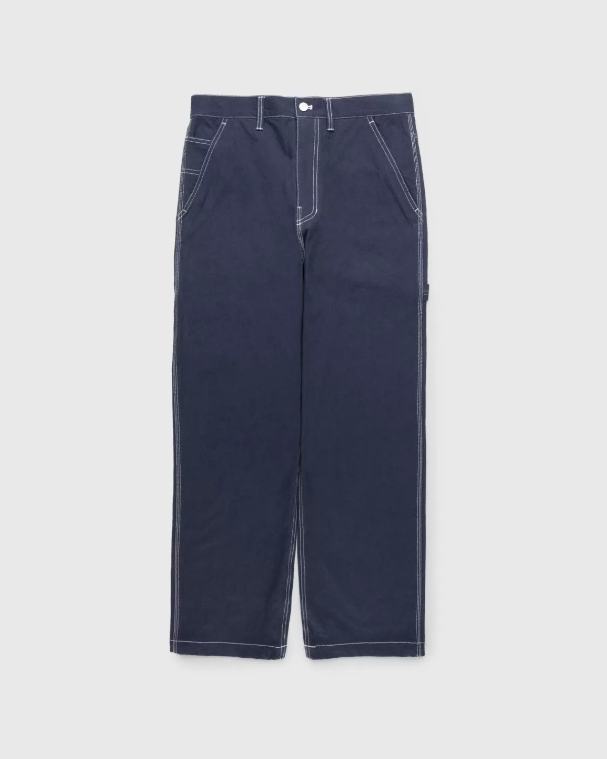 Broek^Highsnobiety HS05 Zongedroogde Canvas Timmermansbroek Marineblauw