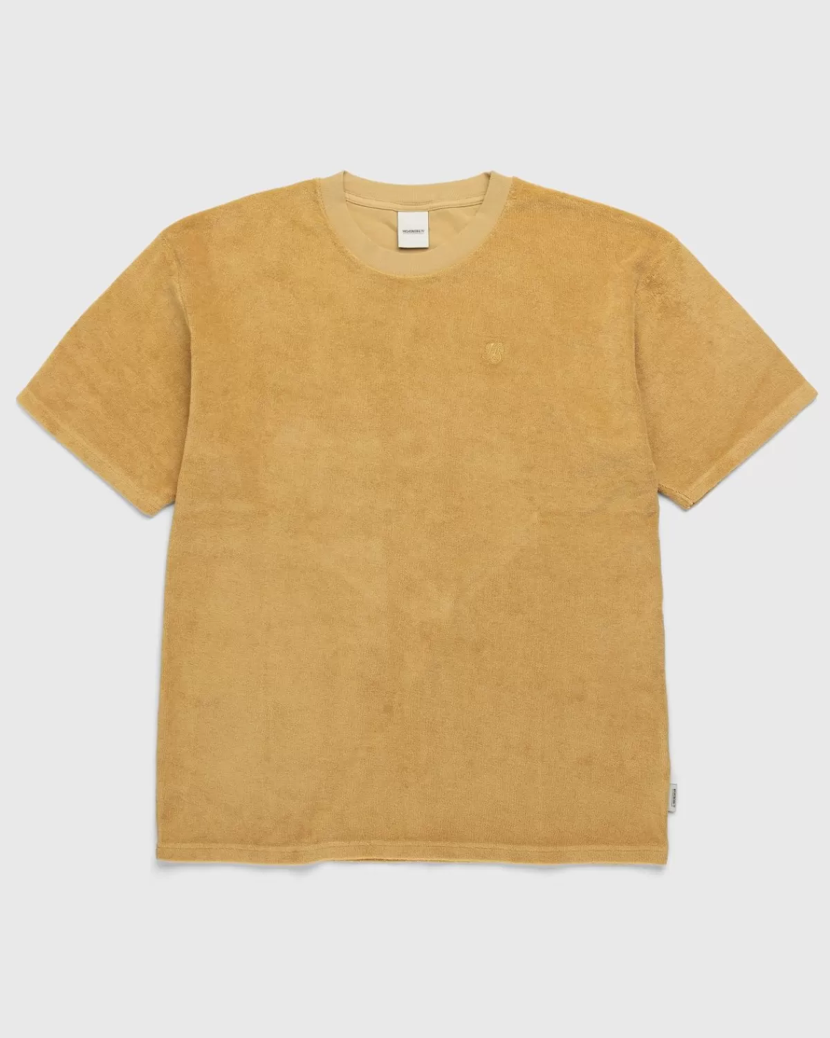 Highsnobiety Hs Logo Reverse Terry T-Shirt Bruin Fashion