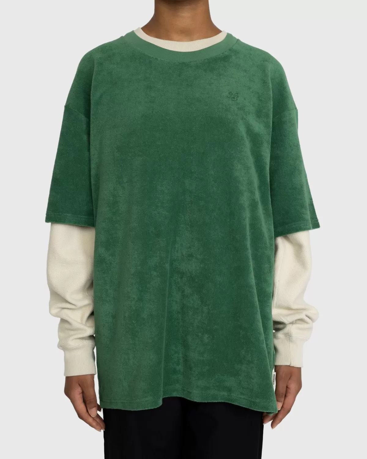 Highsnobiety Hs Logo Reverse Terry T-Shirt Groen Sale