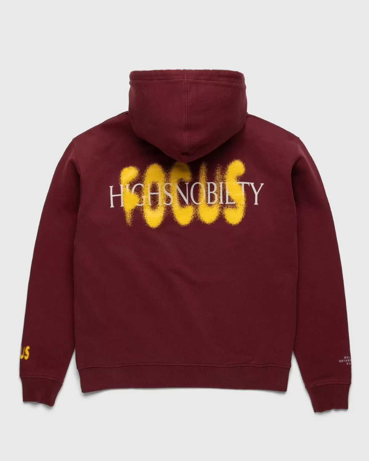 Highsnobiety Hs Sports Focus Hoodie Bordeaux Outlet