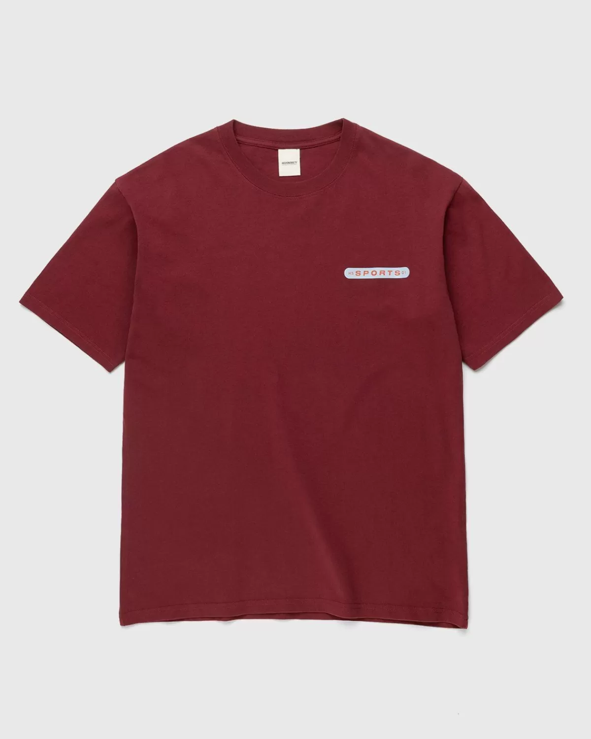 Highsnobiety Hs Sports Round 01 T-Shirt Bordeaux Online