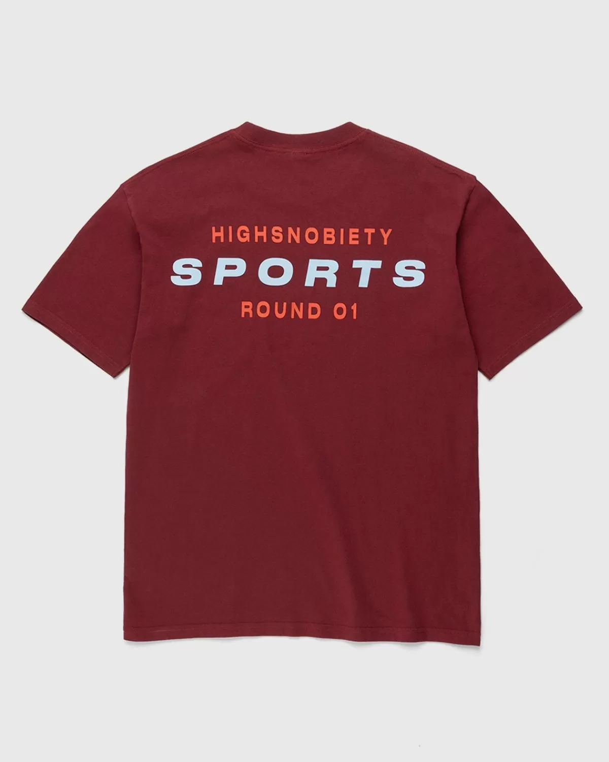 Highsnobiety Hs Sports Round 01 T-Shirt Bordeaux Online