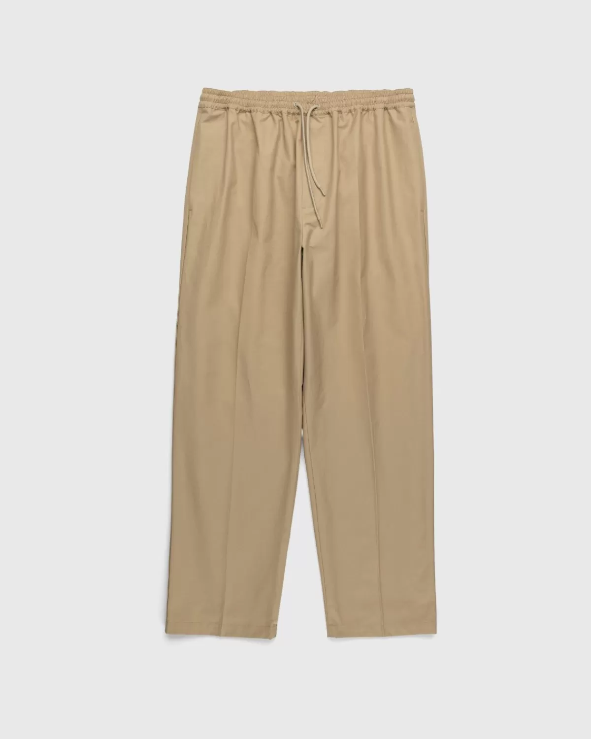 Broek^Highsnobiety Katoenen Nylon Elastische Broek Beige