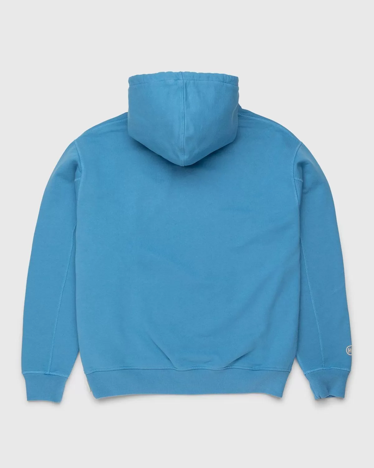 Highsnobiety Logo Hoodie Blauw Cheap