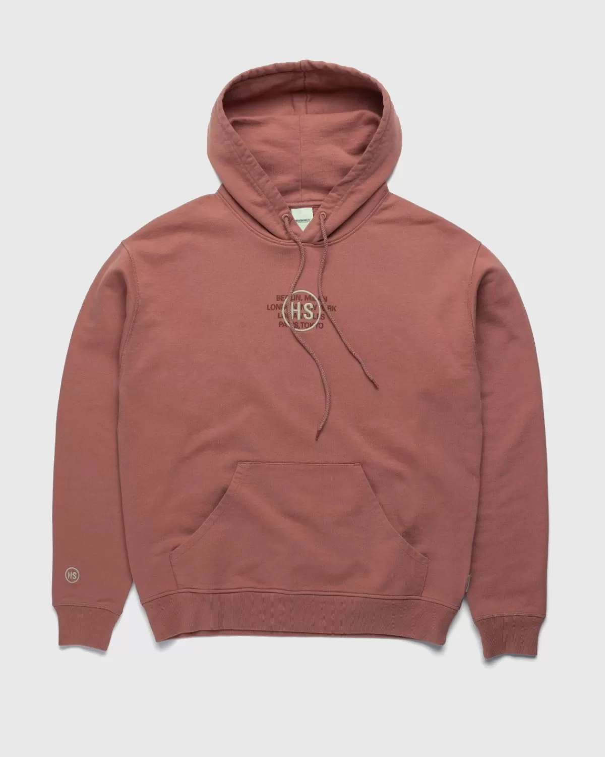 Highsnobiety Logo Hoodie Mauve Cheap