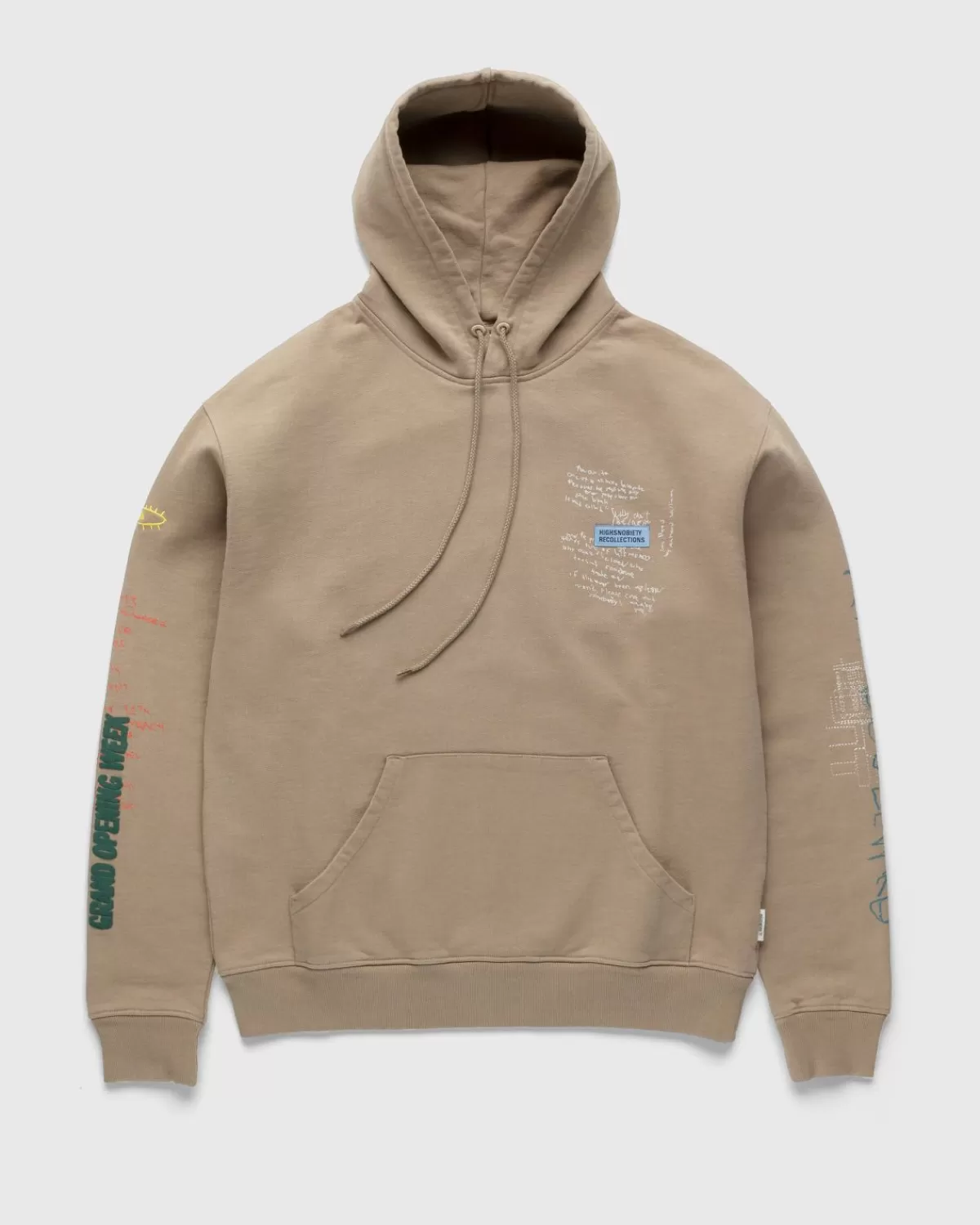 Highsnobiety New York Line Hoodie Donkerbeige Store