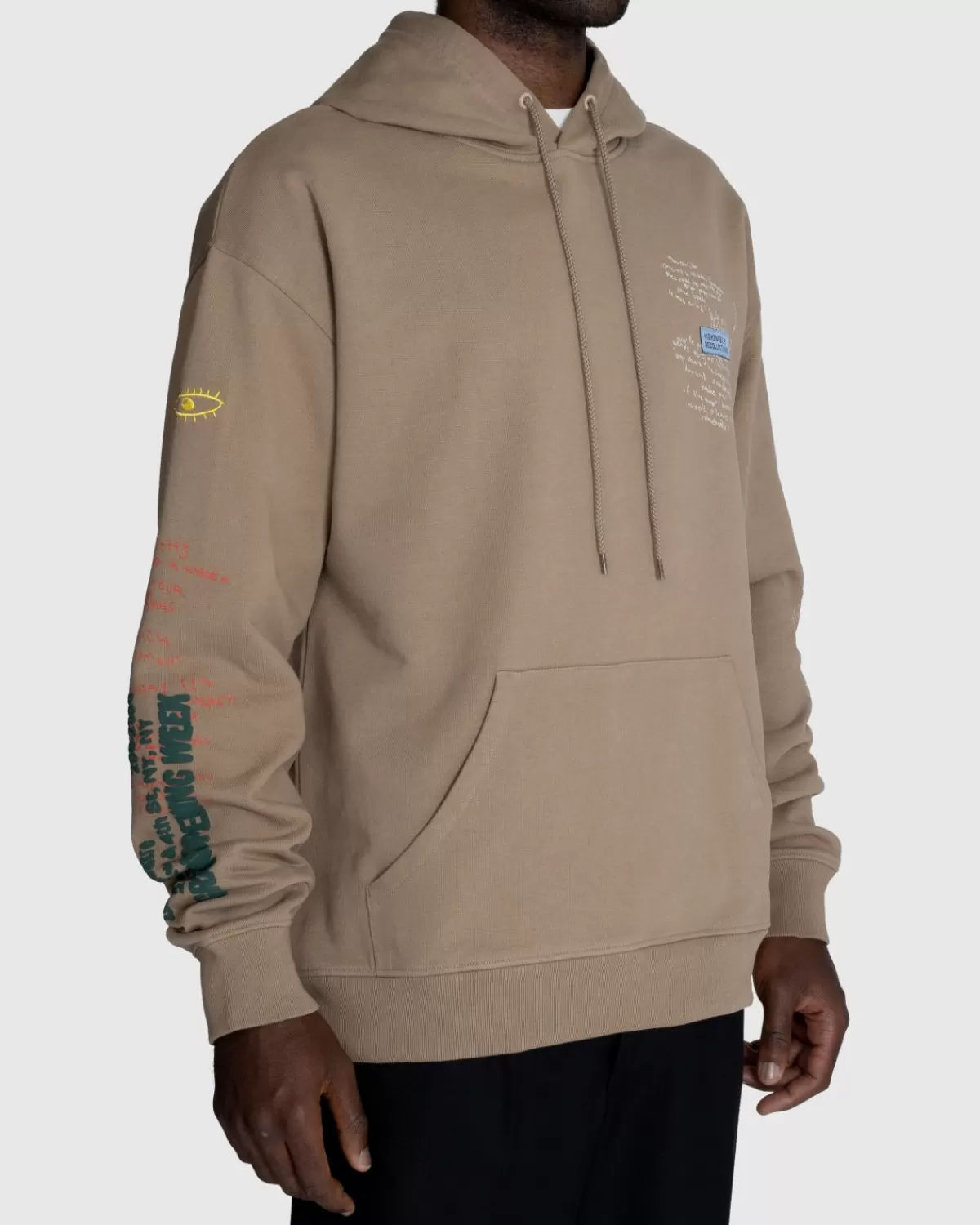 Highsnobiety New York Line Hoodie Donkerbeige Store