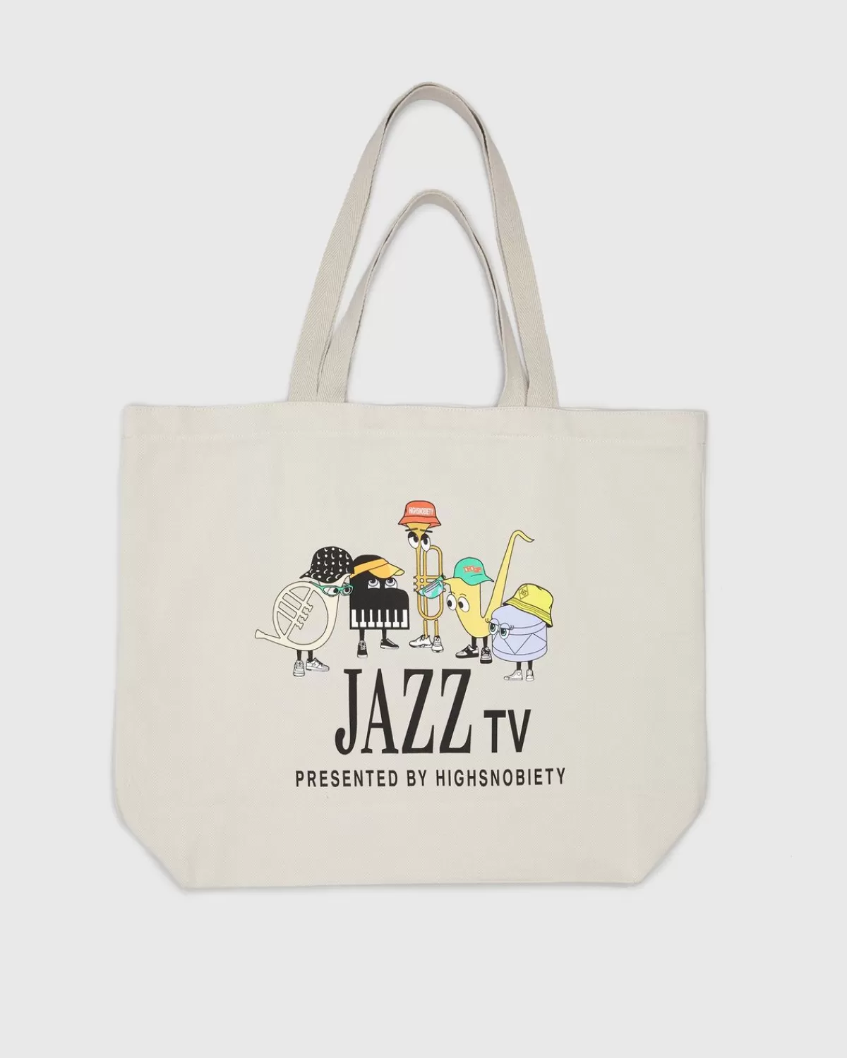 Highsnobiety Newport Jazz Logo Tote Beige Online