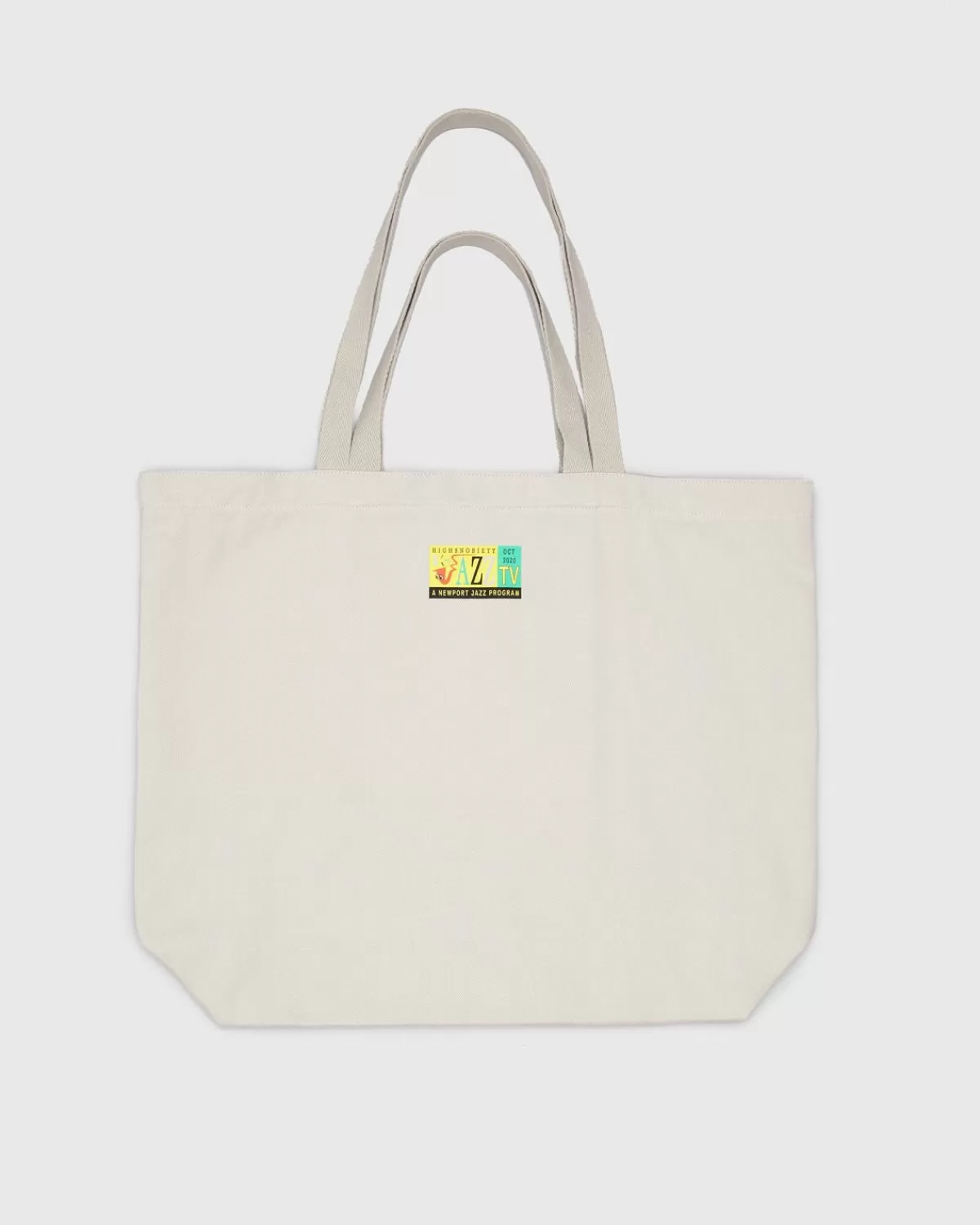 Highsnobiety Newport Jazz Logo Tote Beige Online