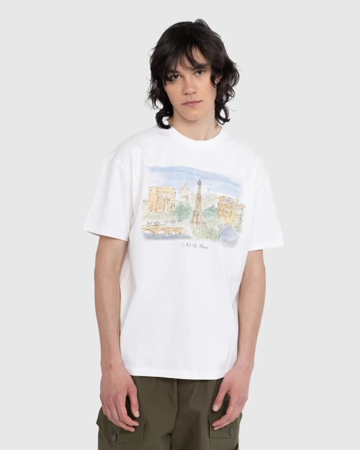 Highsnobiety Not In Paris 5 T-Shirt Gebroken Wit Shop