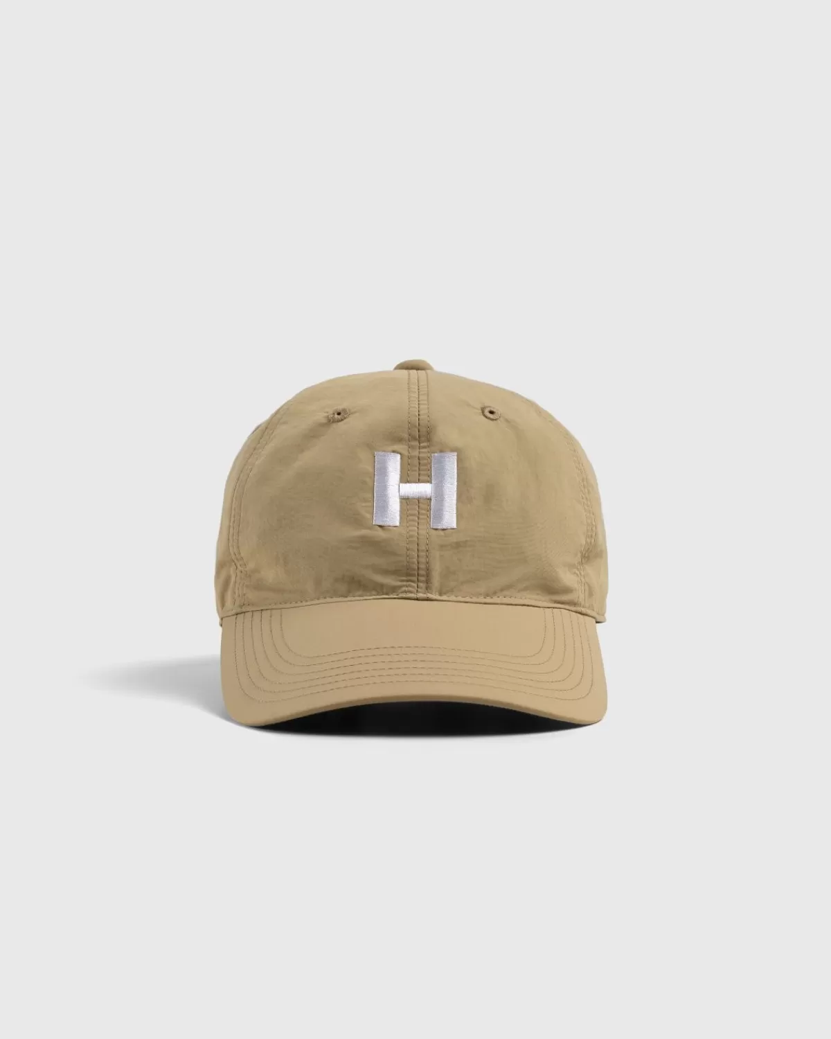 Highsnobiety Peached Nylon Ball Cap Tan Shop