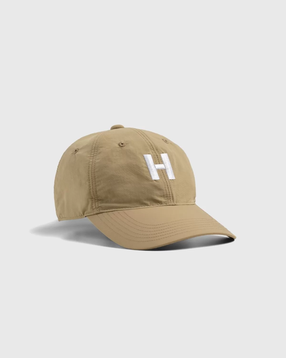 Highsnobiety Peached Nylon Ball Cap Tan Shop