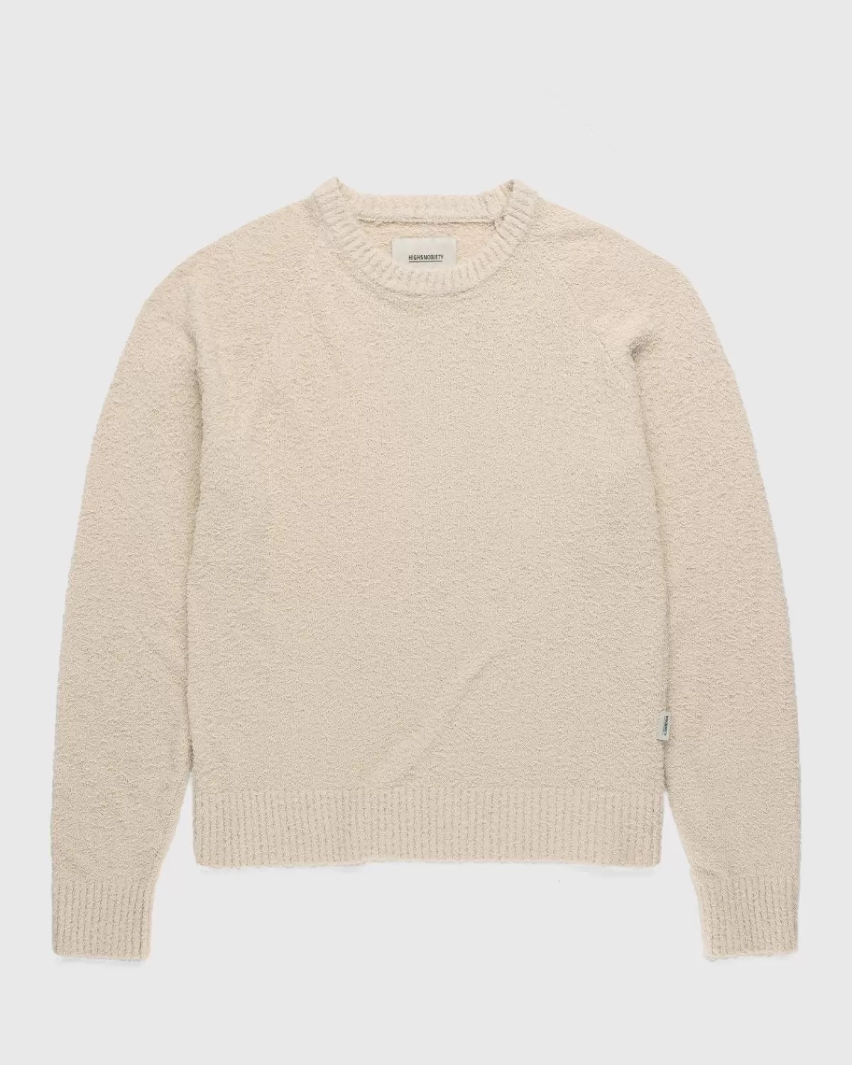 Gebreide Kleding^Highsnobiety Raglan Trui Met Ronde Hals Beige