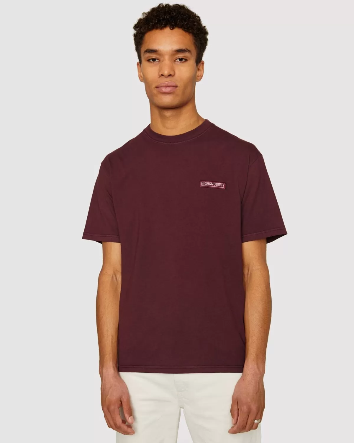 Highsnobiety Staples T-Shirt Bordeaux Best Sale