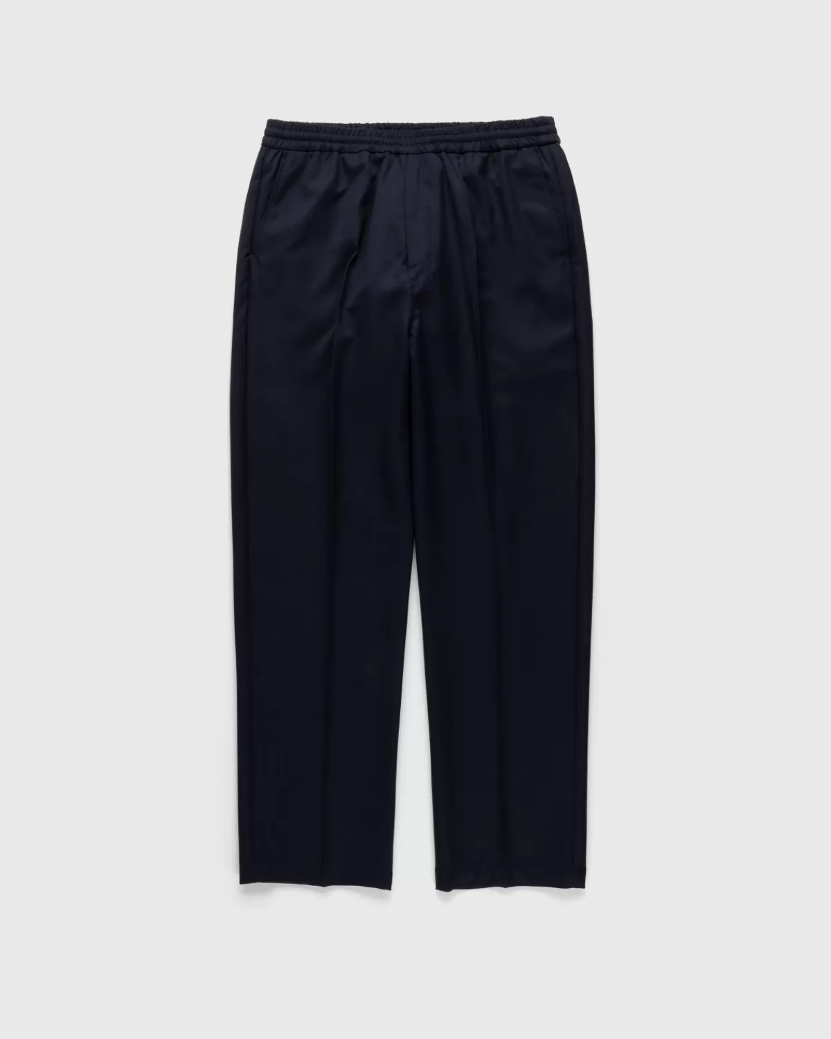 Broek^Highsnobiety Wolmix Elastische Broek Marineblauw