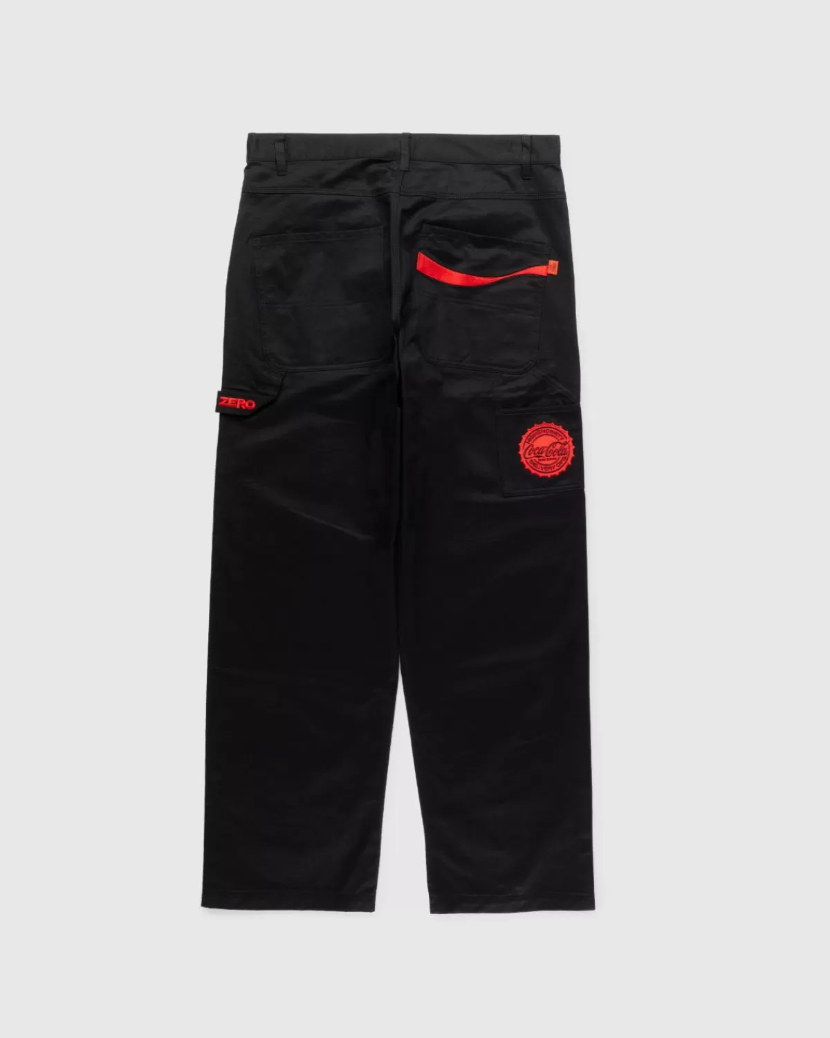 Broek^Highsnobiety X Coca-Cola Zero Sugar Werkbroek Zwart