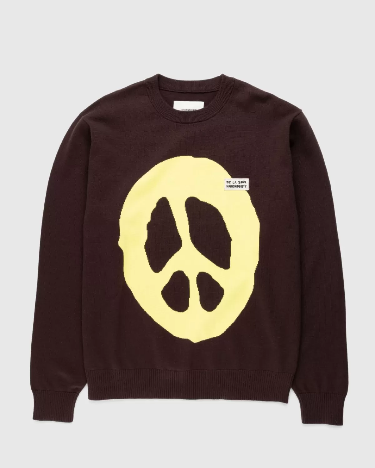 Gebreide Kleding^Highsnobiety X De La Soul Gebreide Ronde Hals Bruin