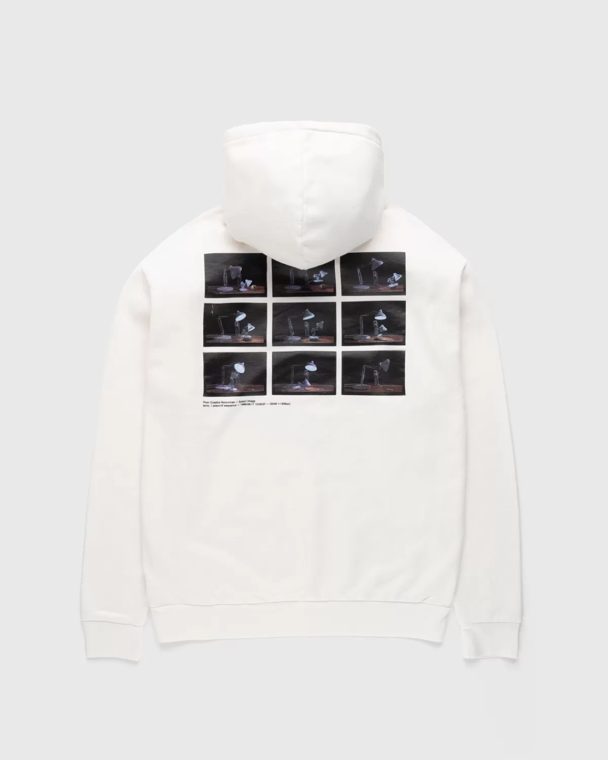 Highsnobiety X Pixar Luxo Jr. Sequence Hoodie Gebroken Wit Clearance