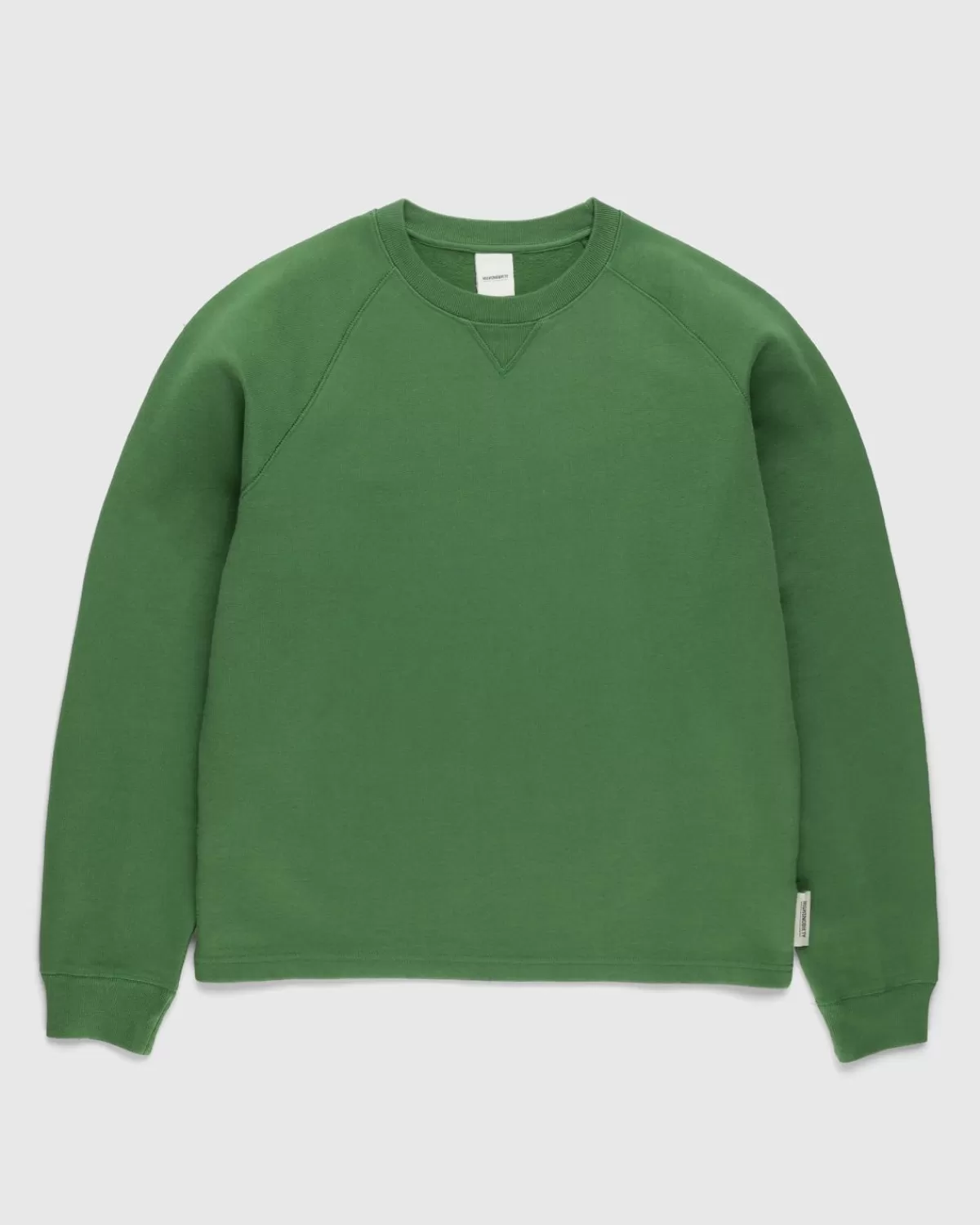 Highsnobiety Zware Fleece Crew Donkergroen Discount