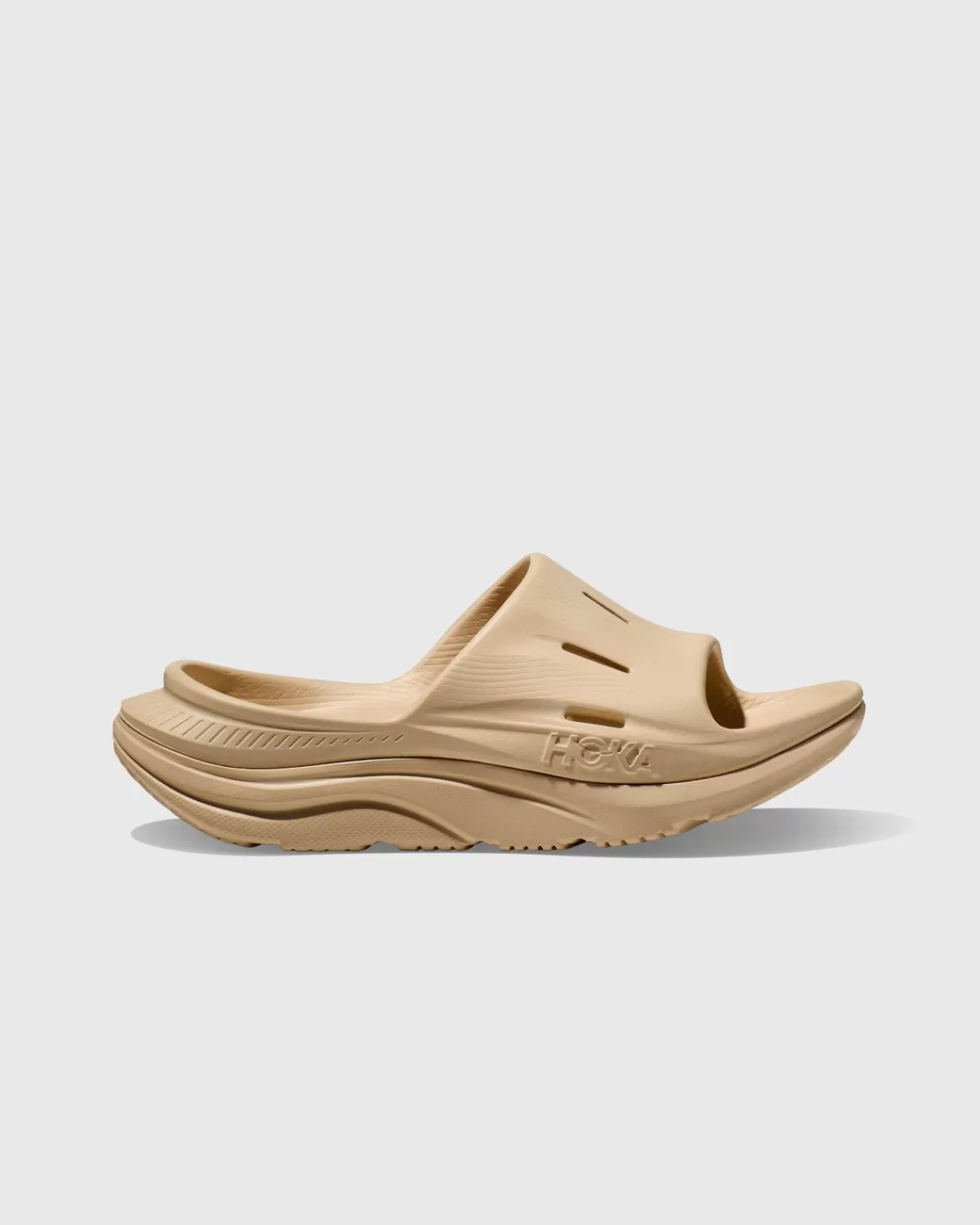 HOKA Ora Recovery Slide 3 Beige Clearance