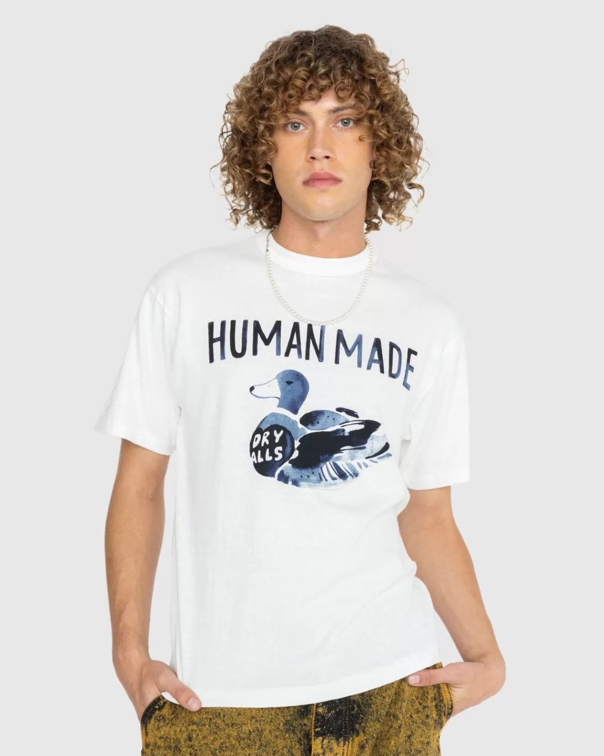 Human Made Ningen-Sei Grafisch T-Shirt Wit Clearance