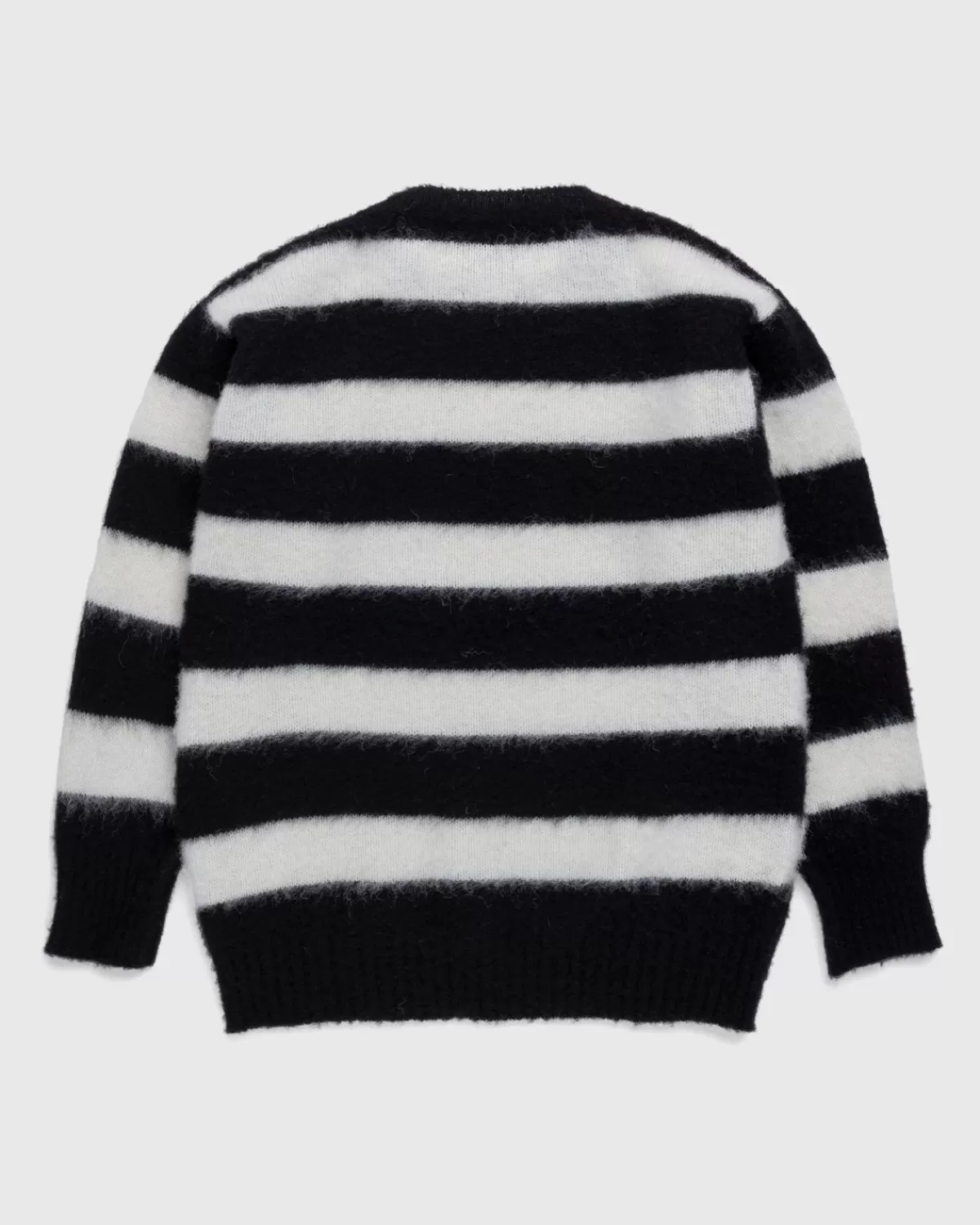 Gebreide Kleding^J. Press X Highsnobiety Shaggy Dog Stripe Sweater Zwart/Creme