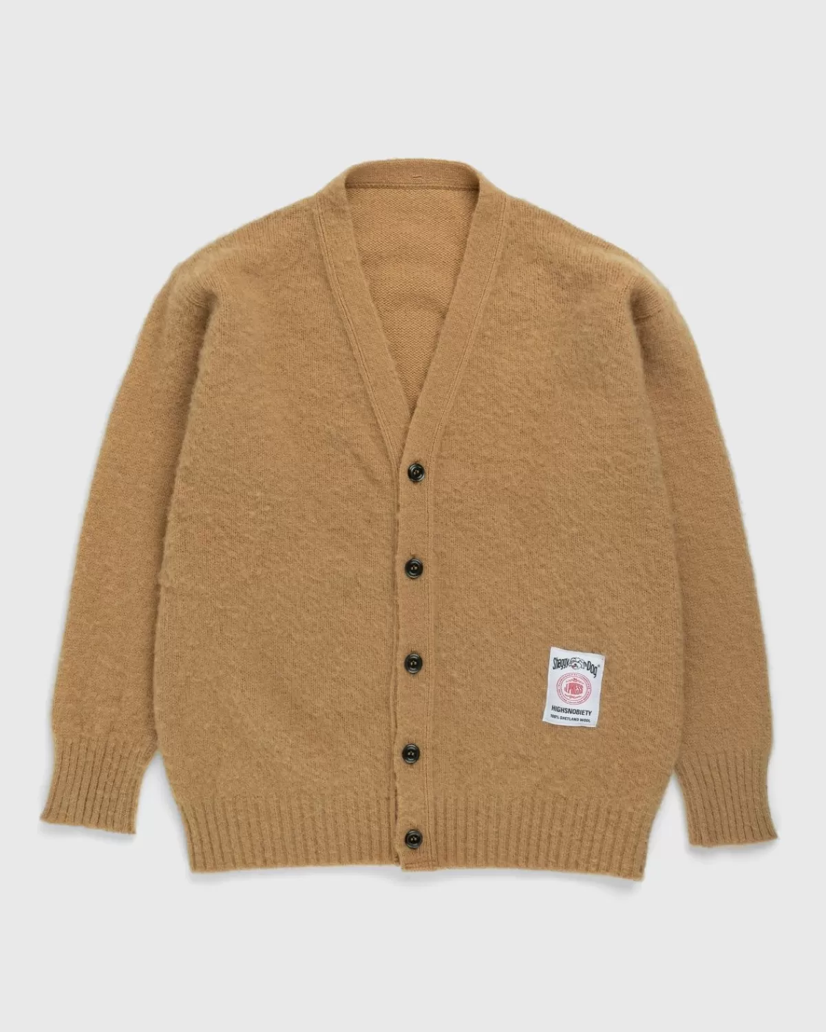 Gebreide Kleding^J. Press X Highsnobiety Shaggy Hondenvest Beige