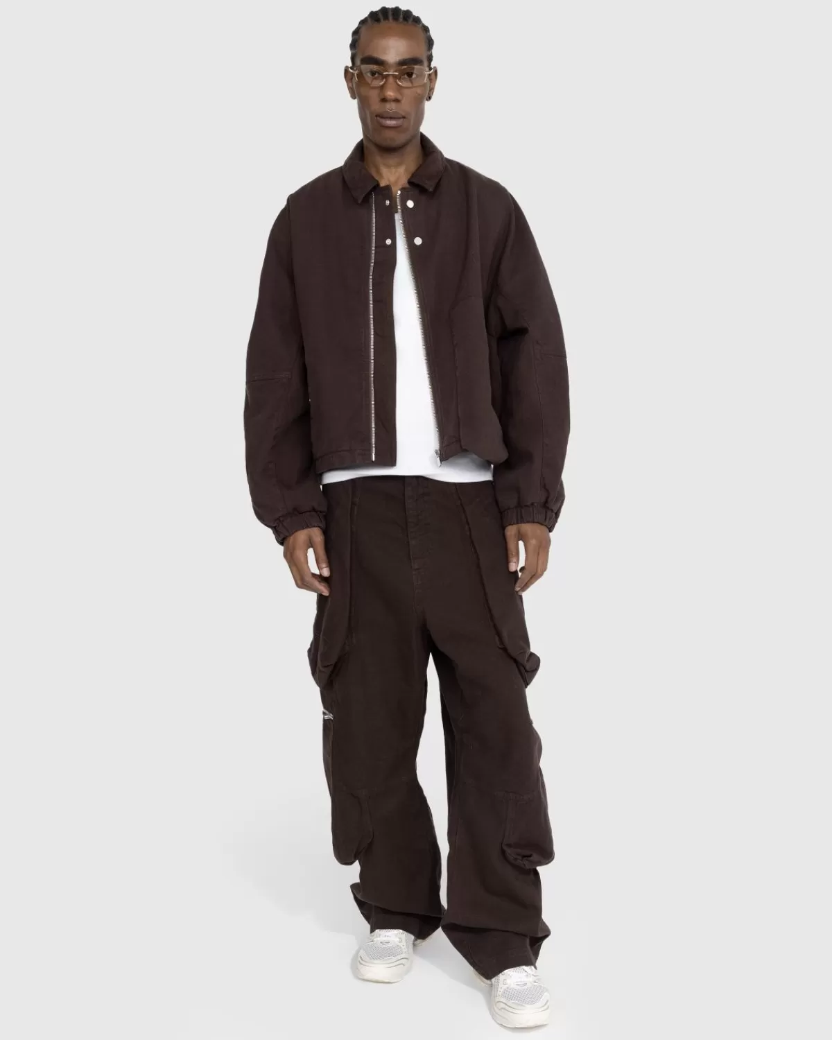 Bovenkleding^JACQUEMUS Le Blouson Trivela Donkerbruin