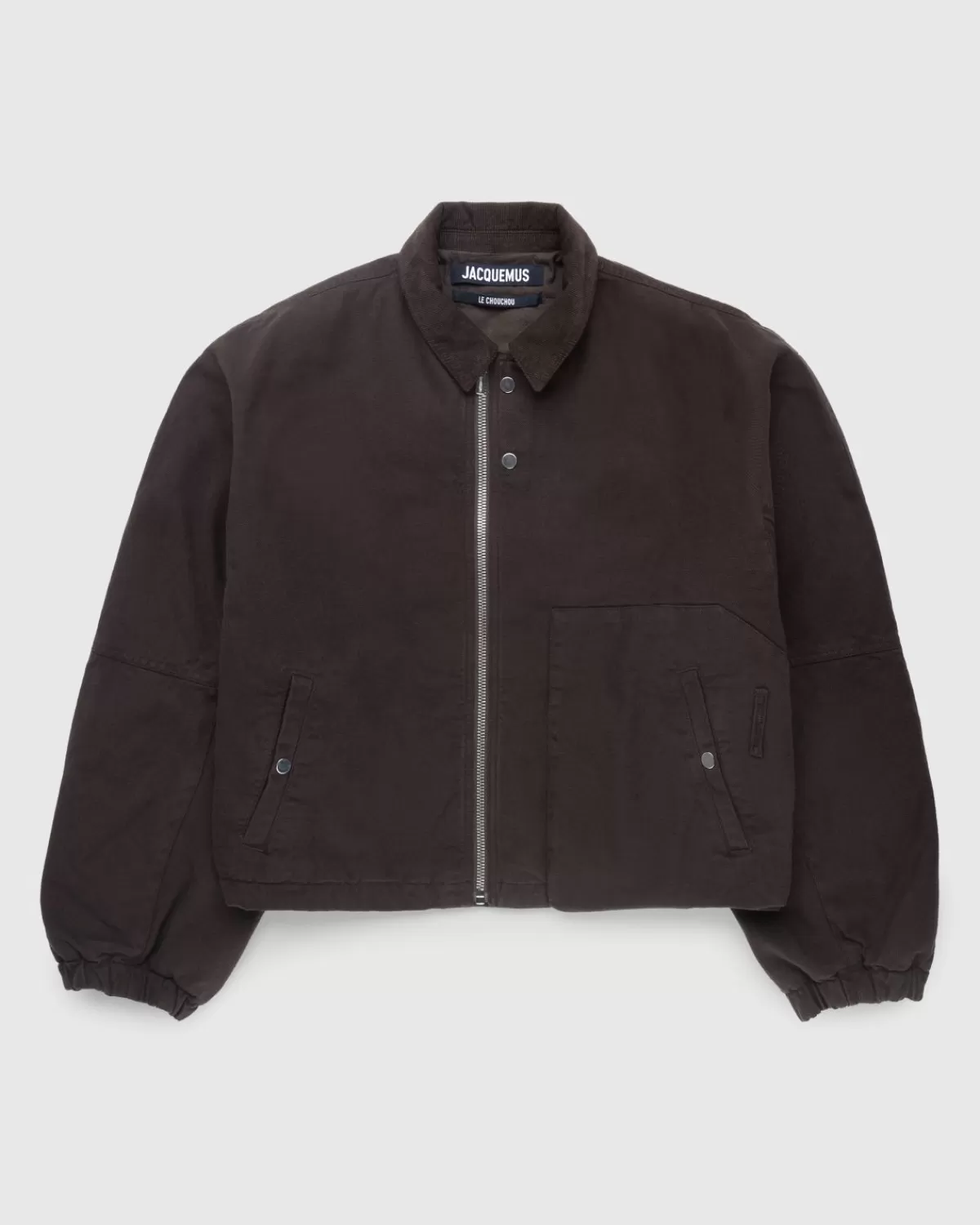 Bovenkleding^JACQUEMUS Le Blouson Trivela Donkerbruin