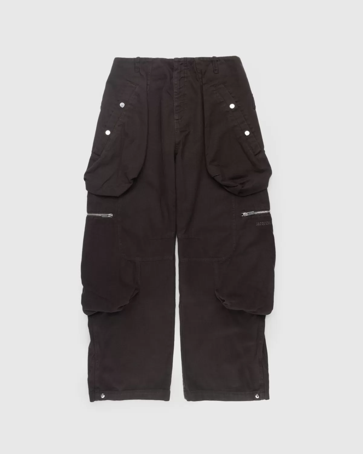 Broek^JACQUEMUS Le Cargo Croissant Donkerbruin