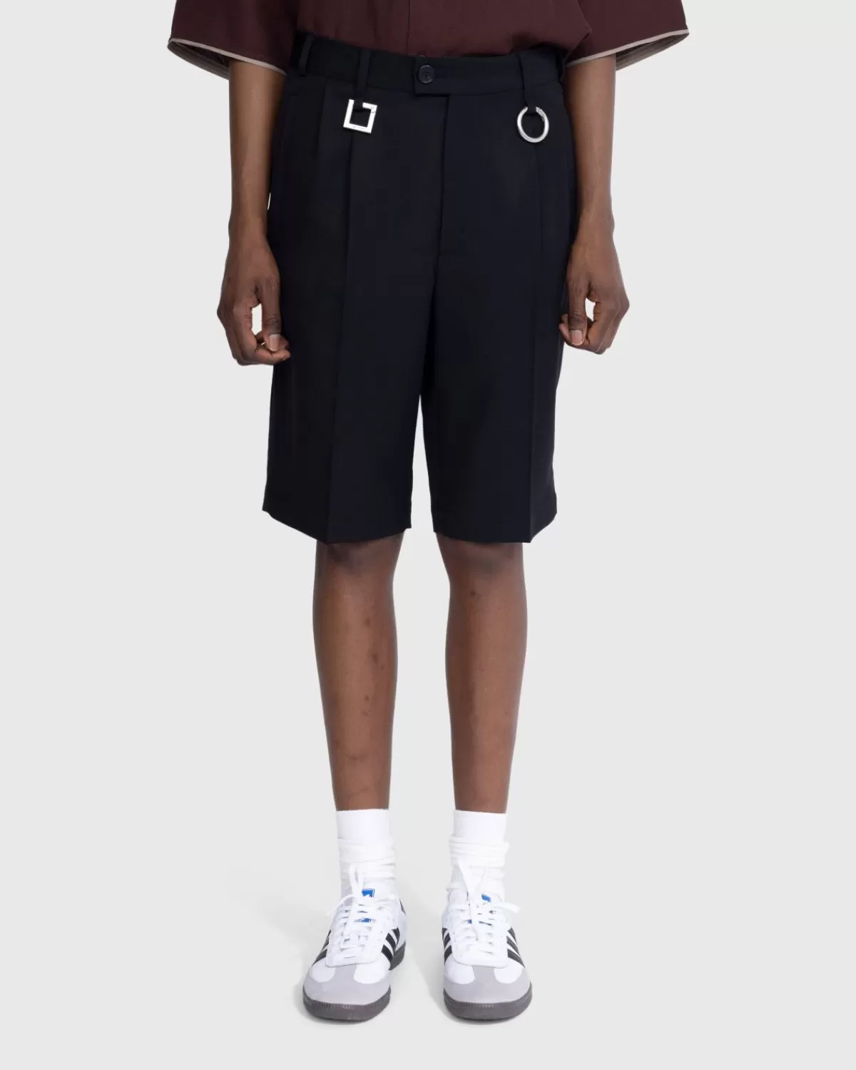 Korte Broek^JACQUEMUS Le Short Rond Carre Zwart